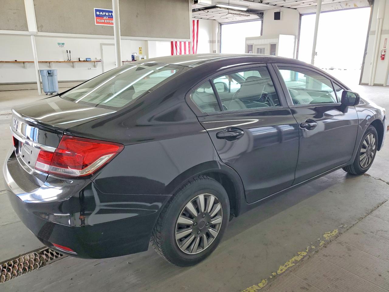 2013 Honda Civic Lx Black vin: 2HGFB2F57DH515941