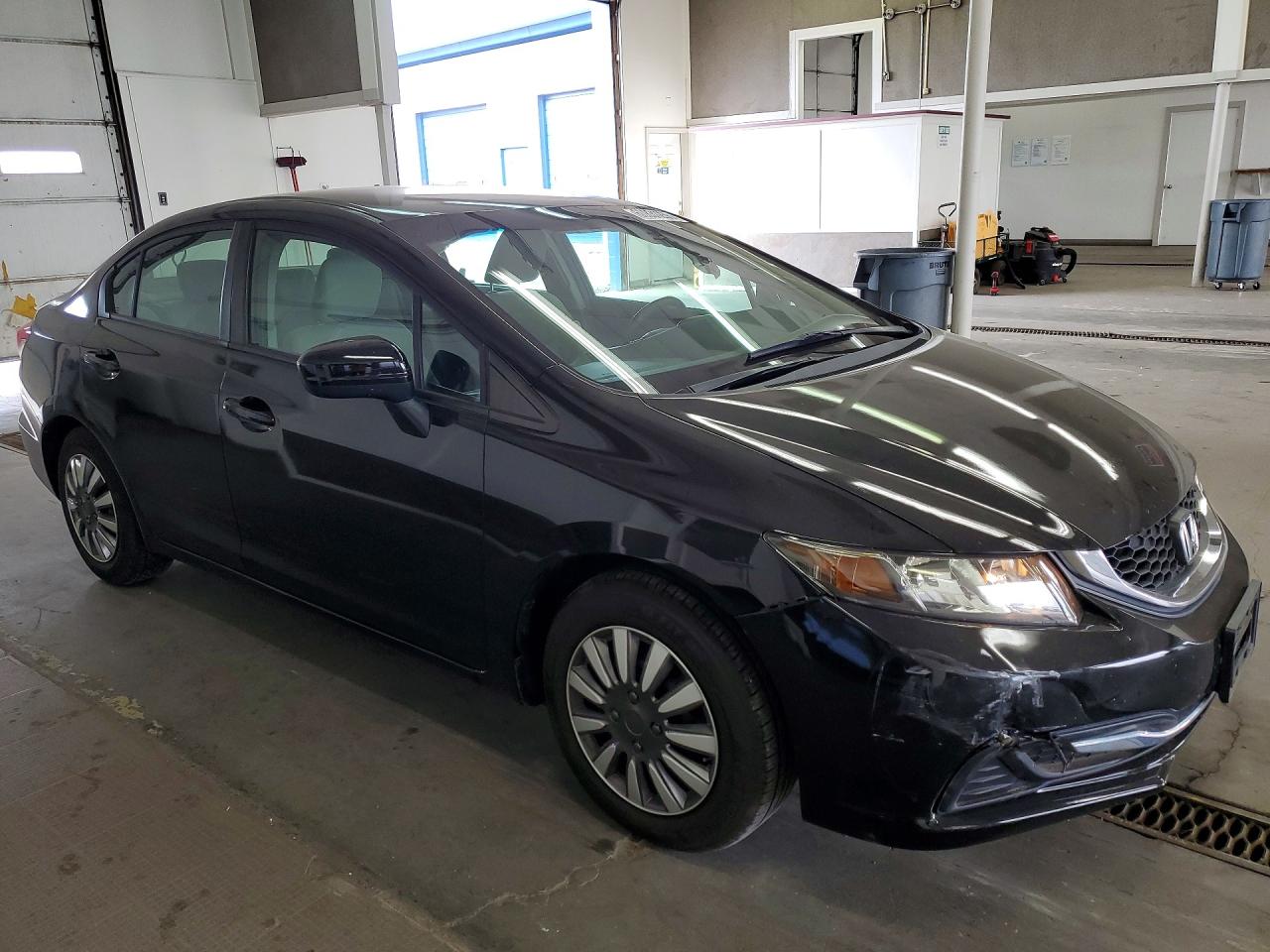 2013 Honda Civic Lx Black vin: 2HGFB2F57DH515941