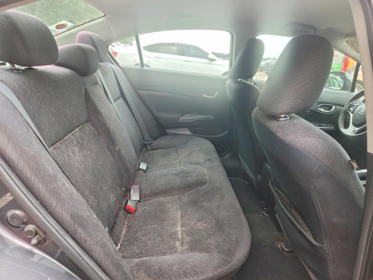 2013 Honda Civic Lx Gray vin: 2HGFB2F57DH524090