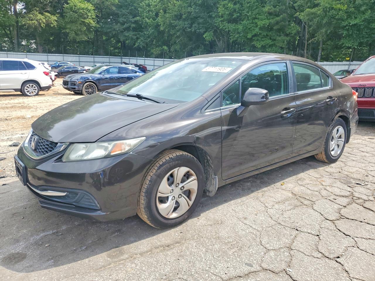 2013 Honda Civic Lx Brown vin: 2HGFB2F57DH534294