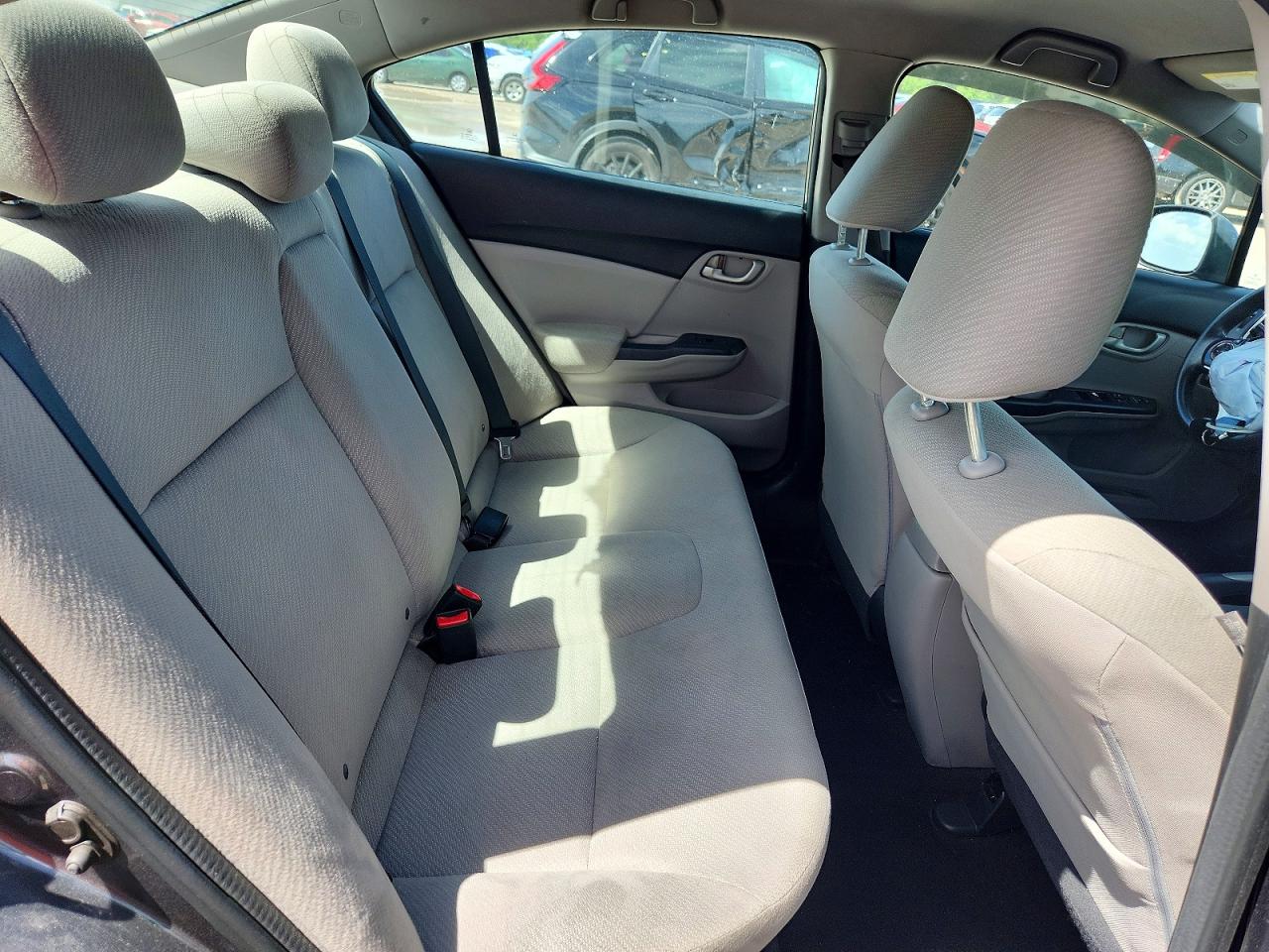 2013 Honda Civic Lx Gray vin: 2HGFB2F57DH535235
