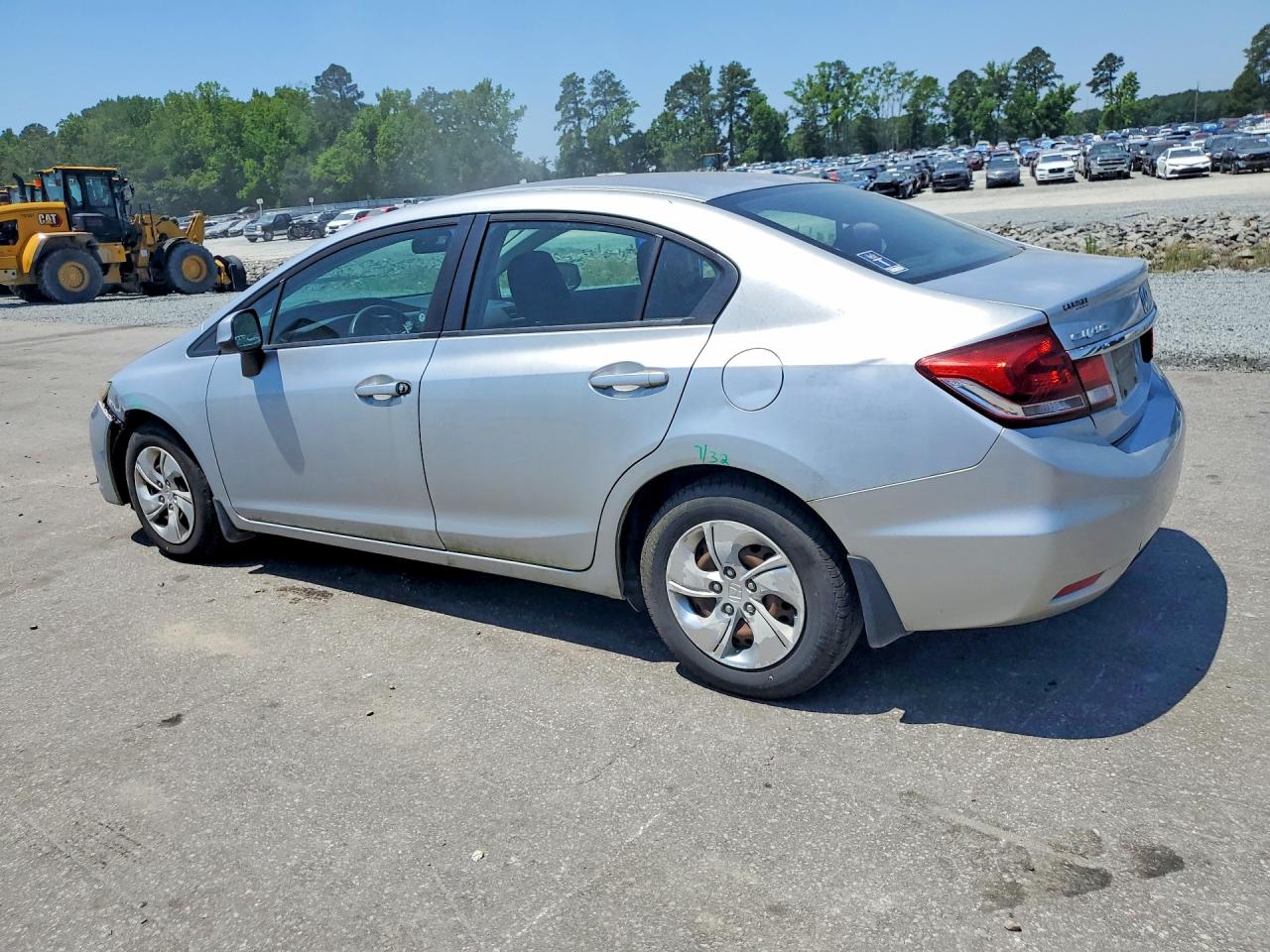 2013 Honda Civic Lx Серебряный vin: 2HGFB2F57DH540483