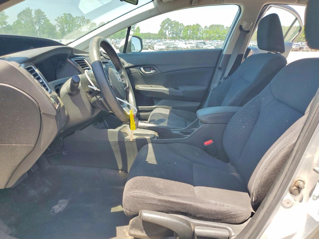 2013 Honda Civic Lx Серебряный vin: 2HGFB2F57DH540483