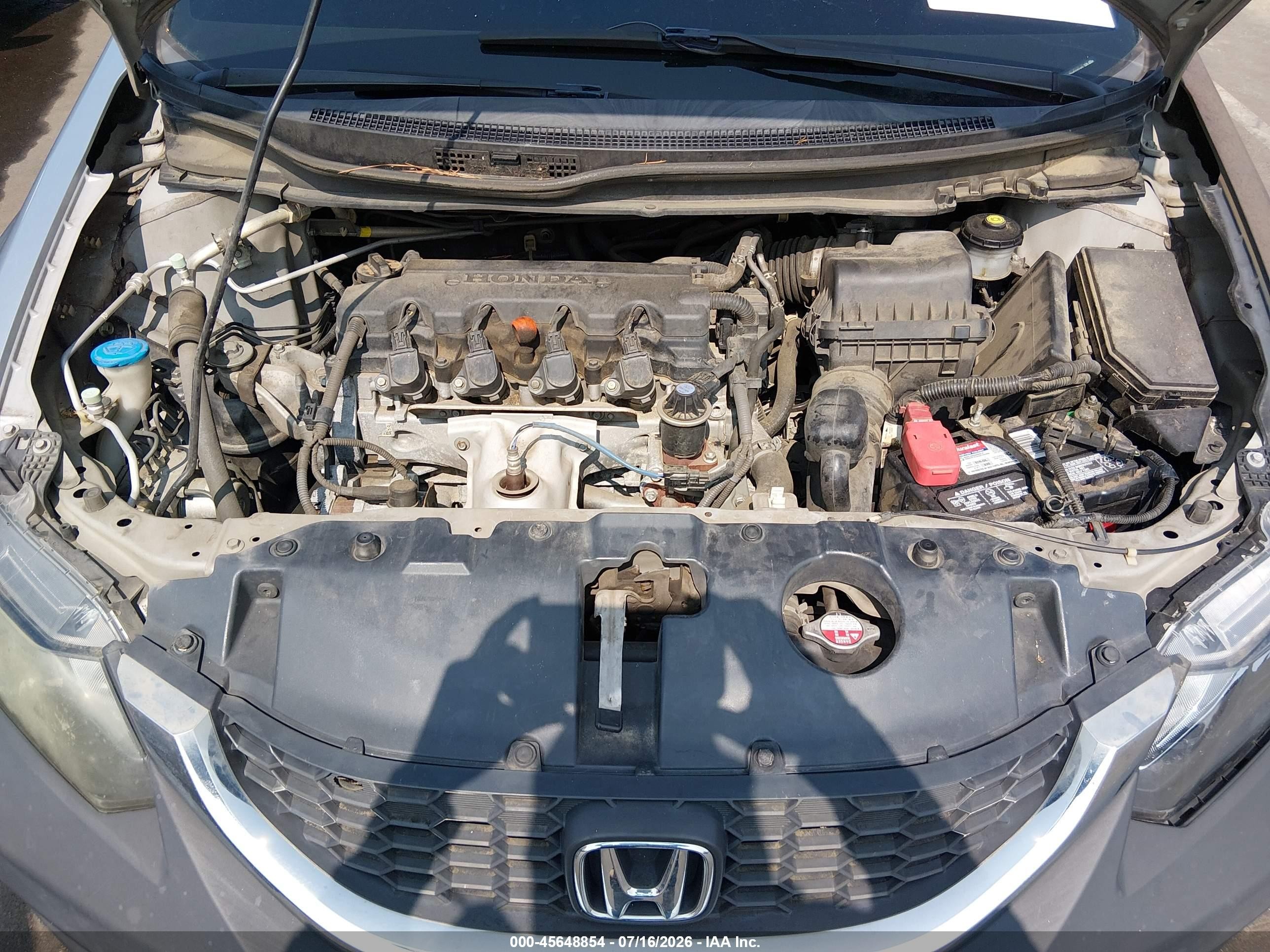 2013 Honda Civic Lx Silver vin: 2HGFB2F57DH562483