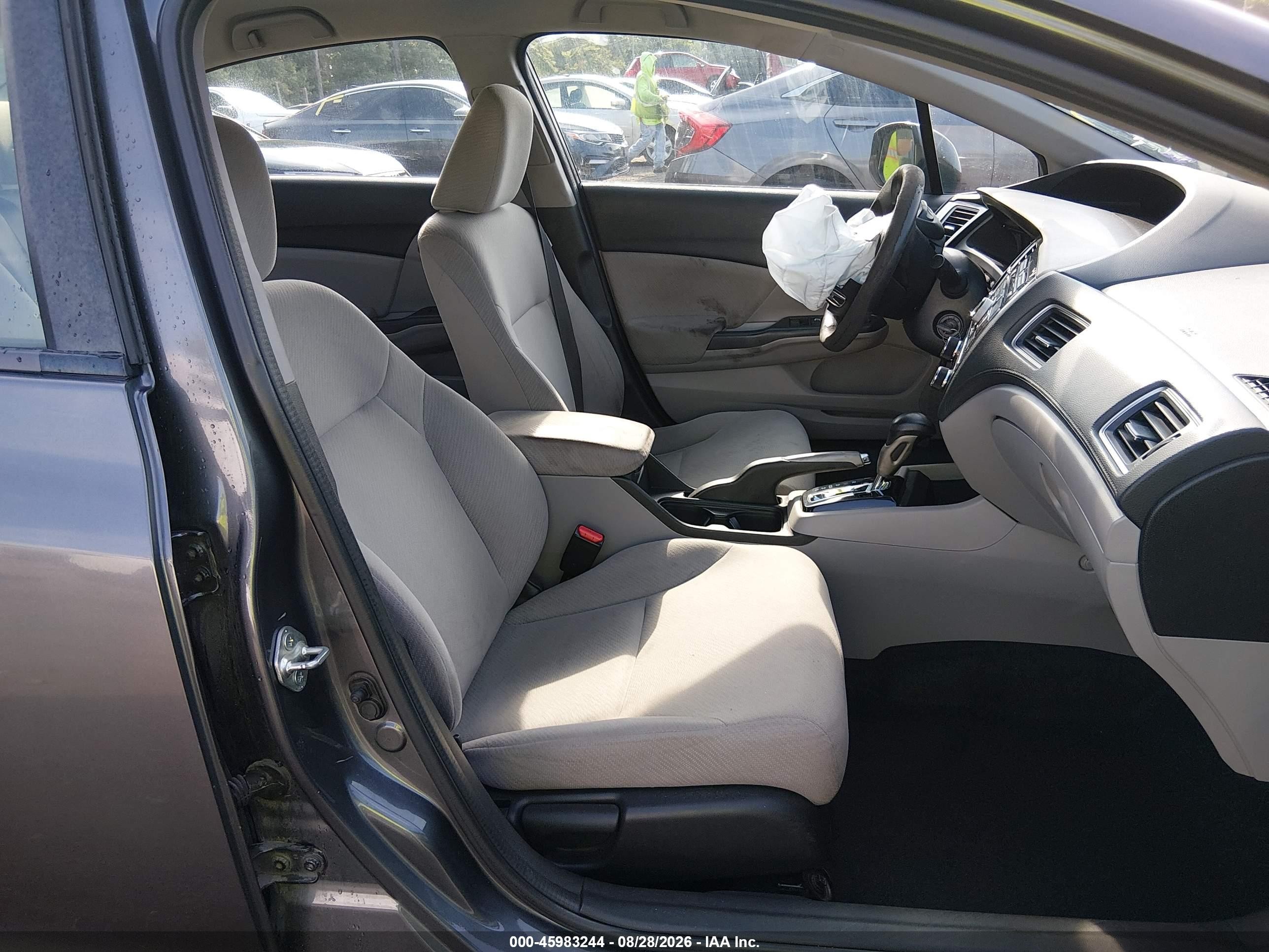 2013 Honda Civic Lx Синий vin: 2HGFB2F57DH562919