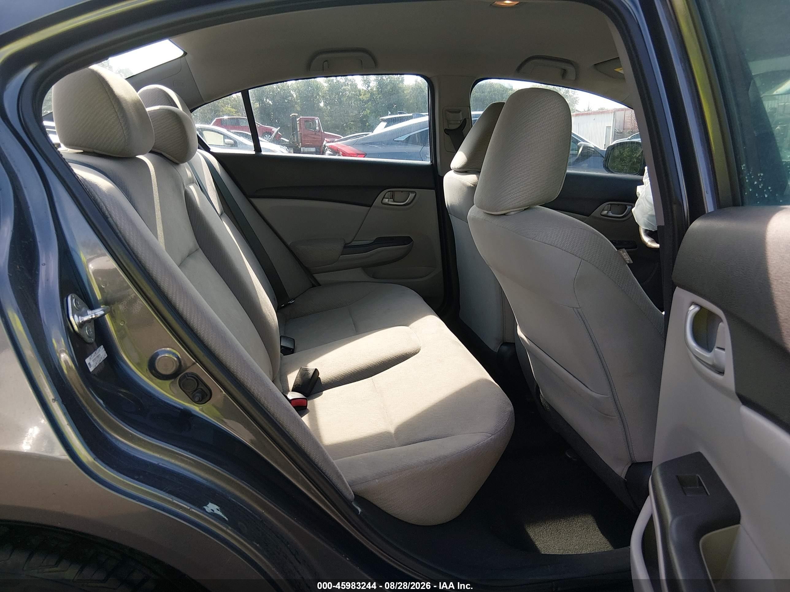 2013 Honda Civic Lx Синий vin: 2HGFB2F57DH562919