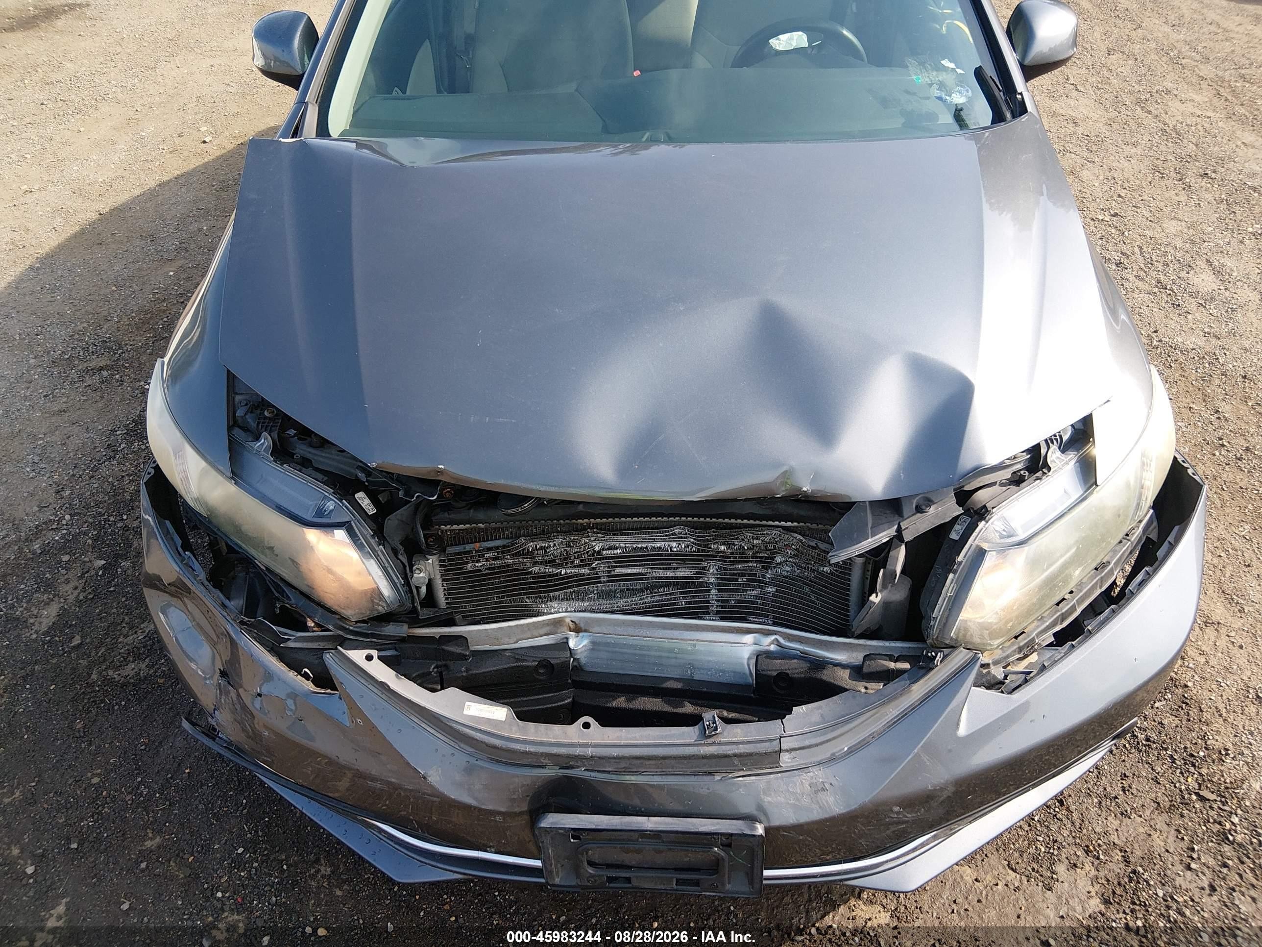 2013 Honda Civic Lx Синий vin: 2HGFB2F57DH562919