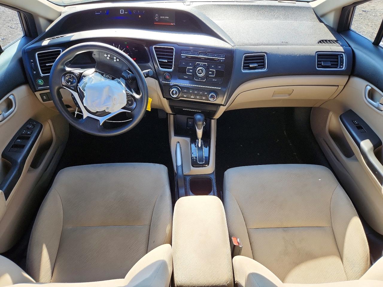 2013 Honda Civic Lx Gray vin: 2HGFB2F57DH567263