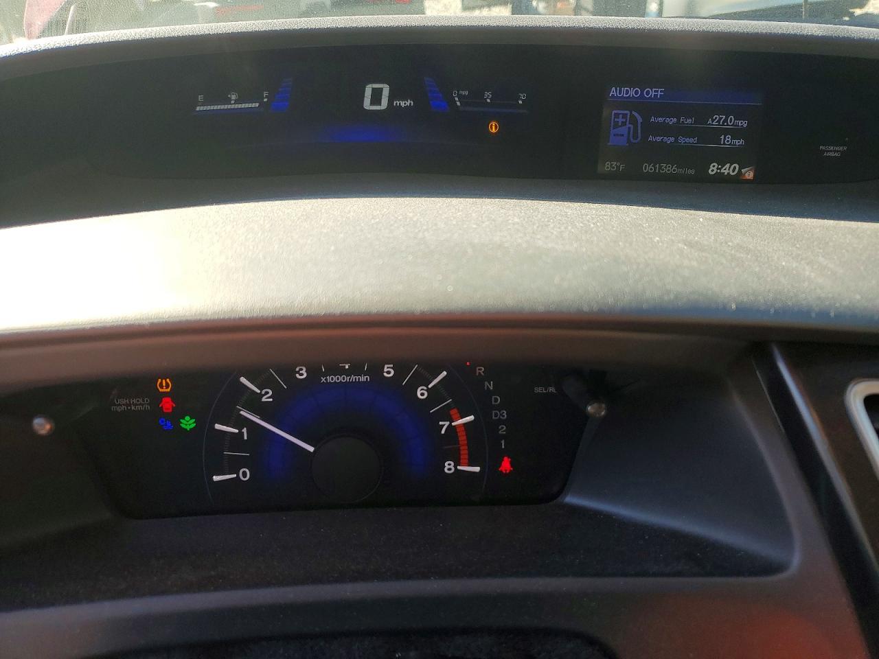 2013 Honda Civic Lx Maroon vin: 2HGFB2F57DH568512