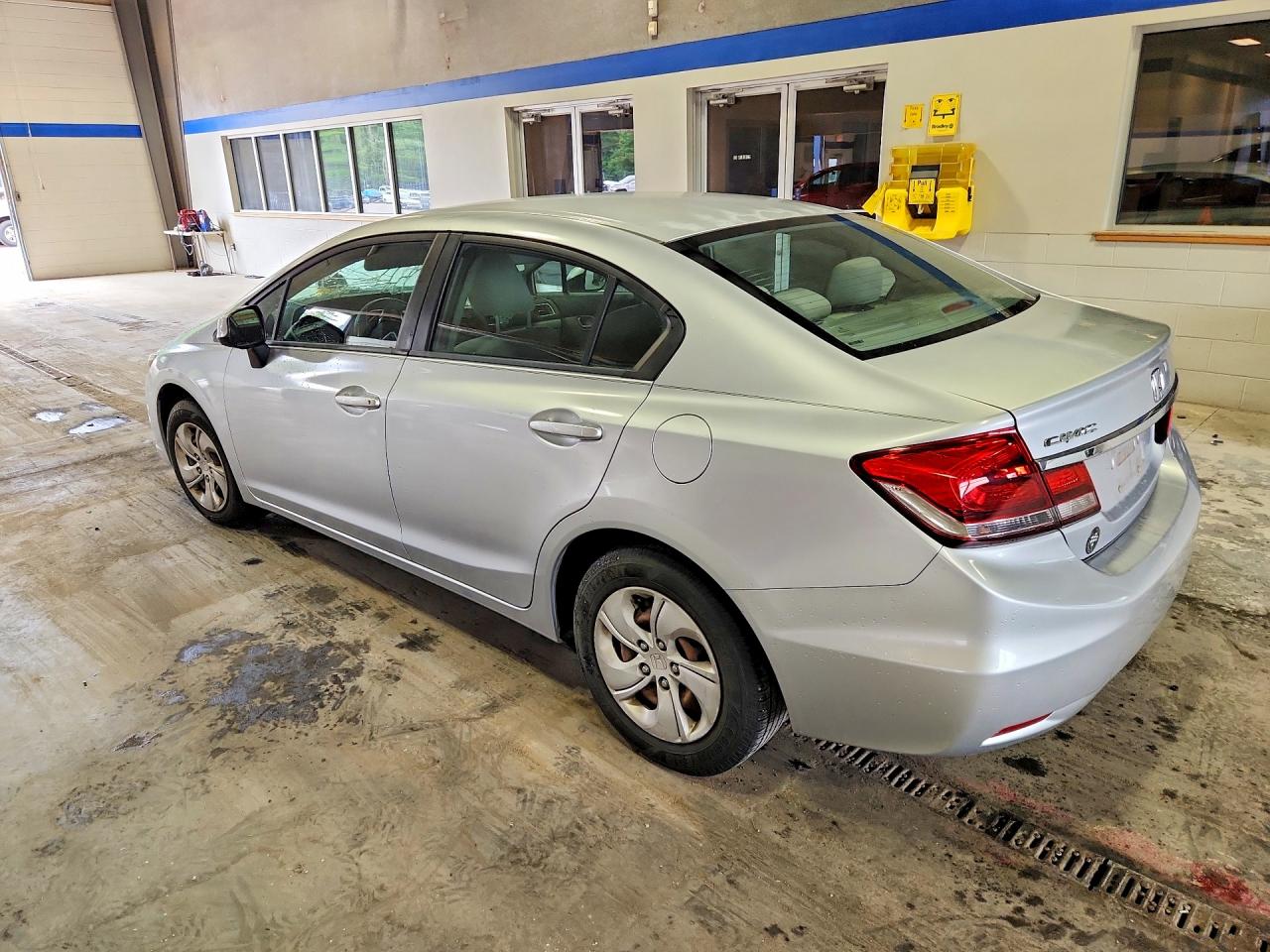 2013 Honda Civic Lx Silver vin: 2HGFB2F57DH570289