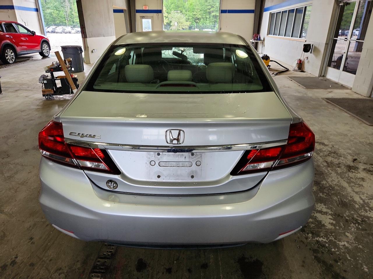 2013 Honda Civic Lx Silver vin: 2HGFB2F57DH570289