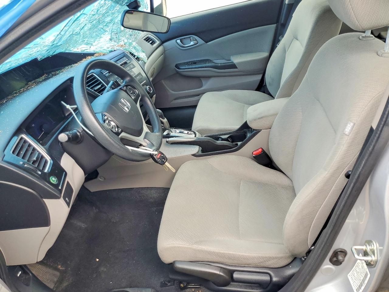 2013 Honda Civic Lx Silver vin: 2HGFB2F57DH570289