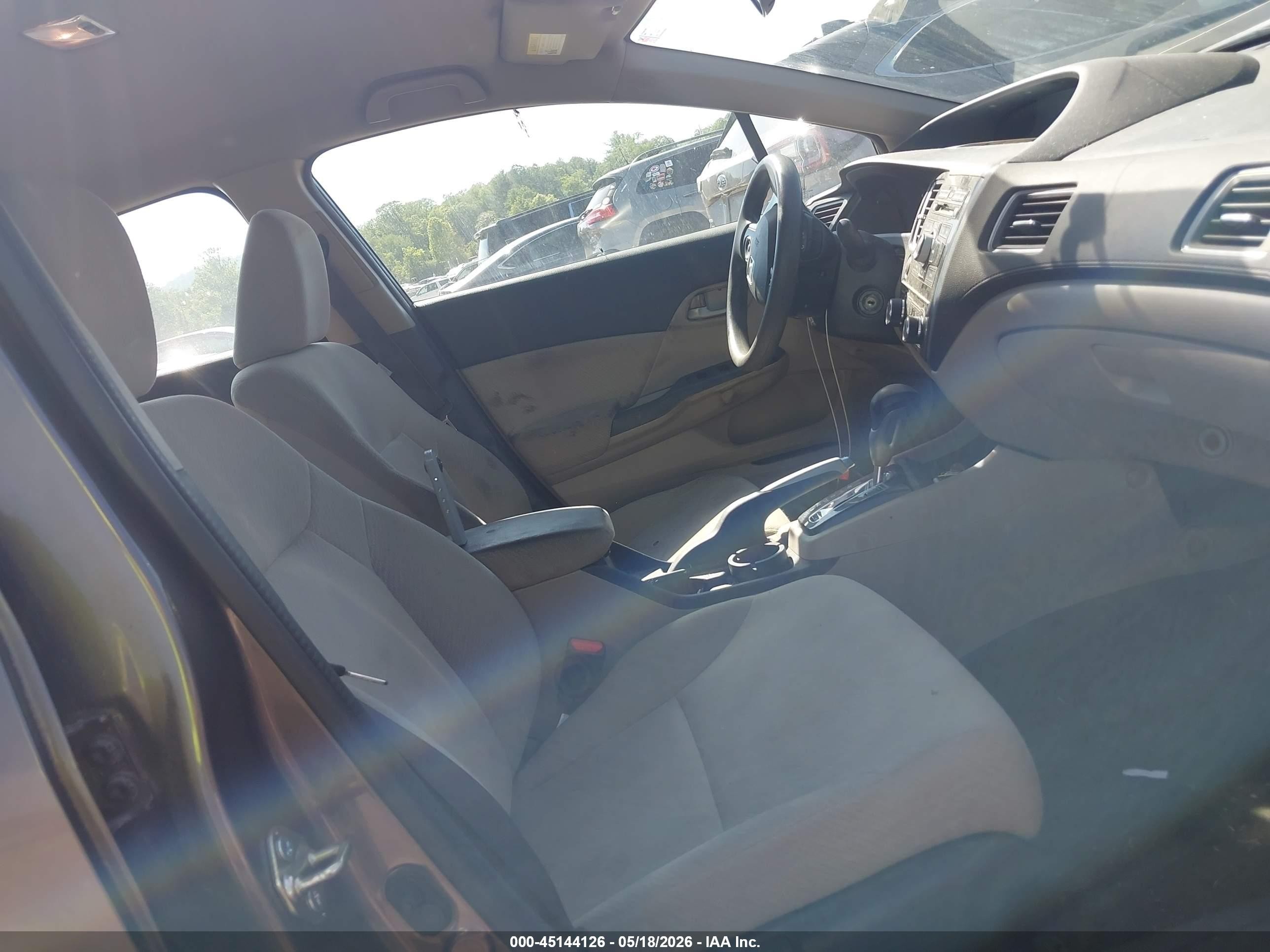 2013 Honda Civic Lx Champagne vin: 2HGFB2F57DH571815
