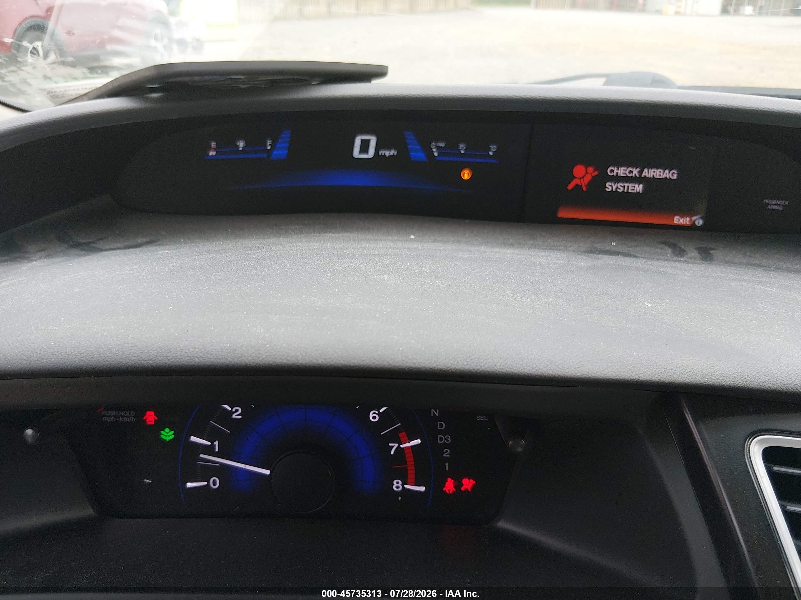 2013 Honda Civic Lx Pewter vin: 2HGFB2F57DH579624