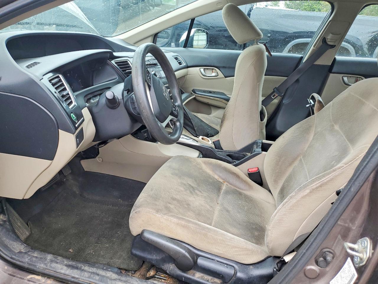 2013 Honda Civic Lx Gray vin: 2HGFB2F57DH585598