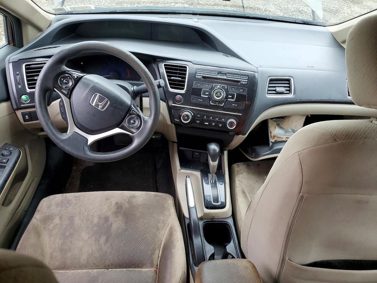 2013 Honda Civic Lx Gray vin: 2HGFB2F57DH585598