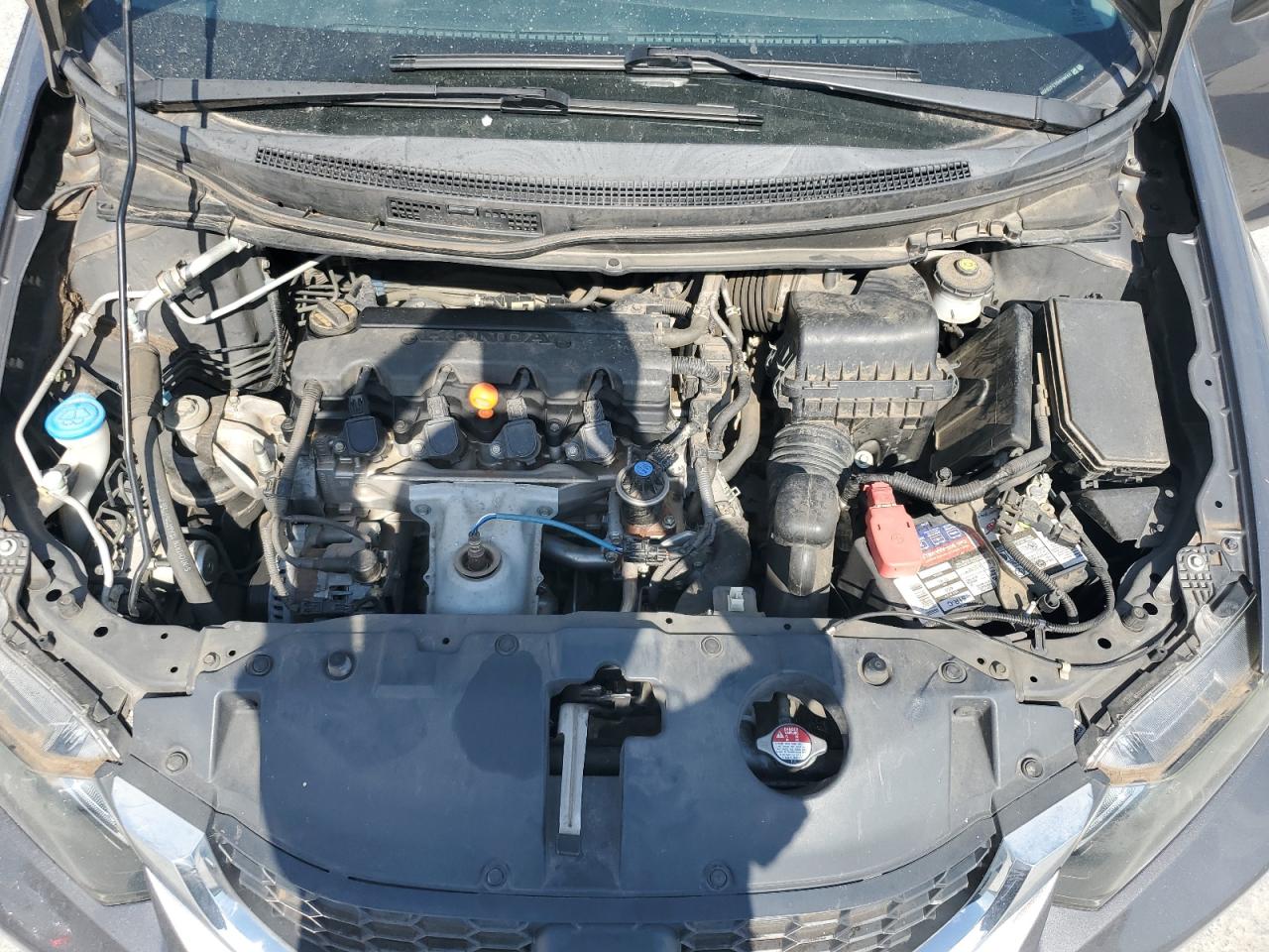 2013 Honda Civic Lx Gray vin: 2HGFB2F57DH598450
