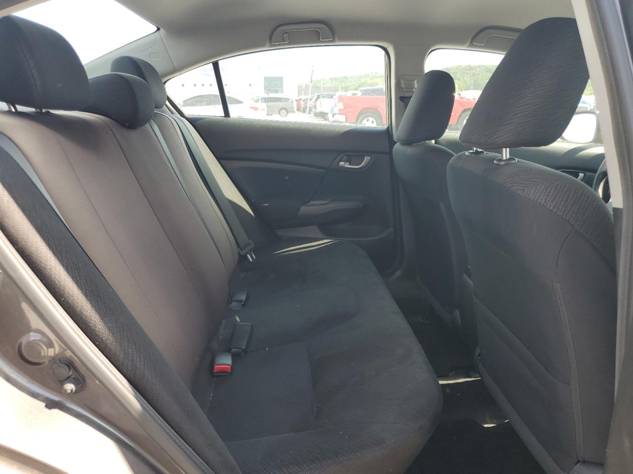 2013 Honda Civic Lx Gray vin: 2HGFB2F57DH598450