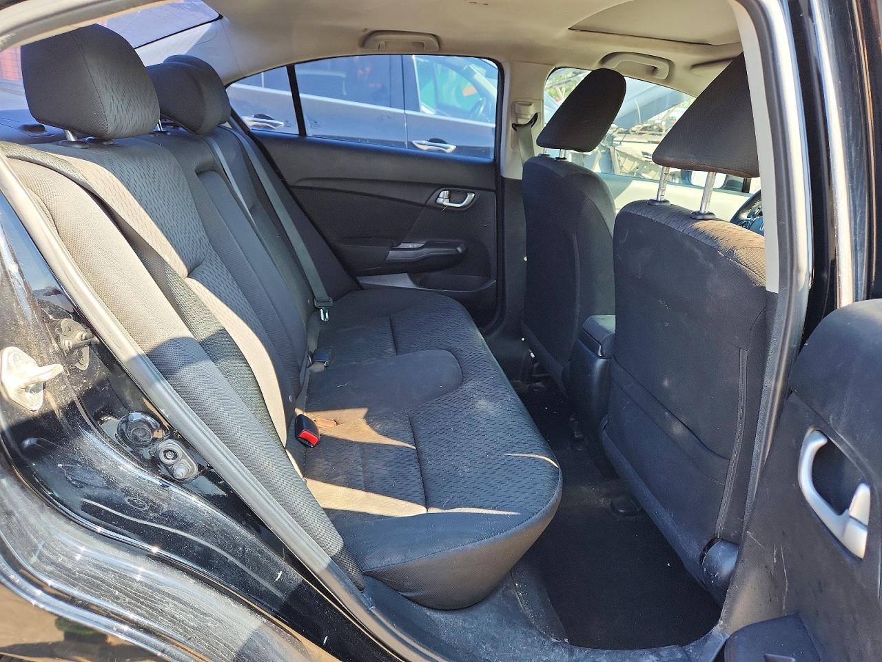 2014 Honda Civic Lx Black vin: 2HGFB2F57EH001301