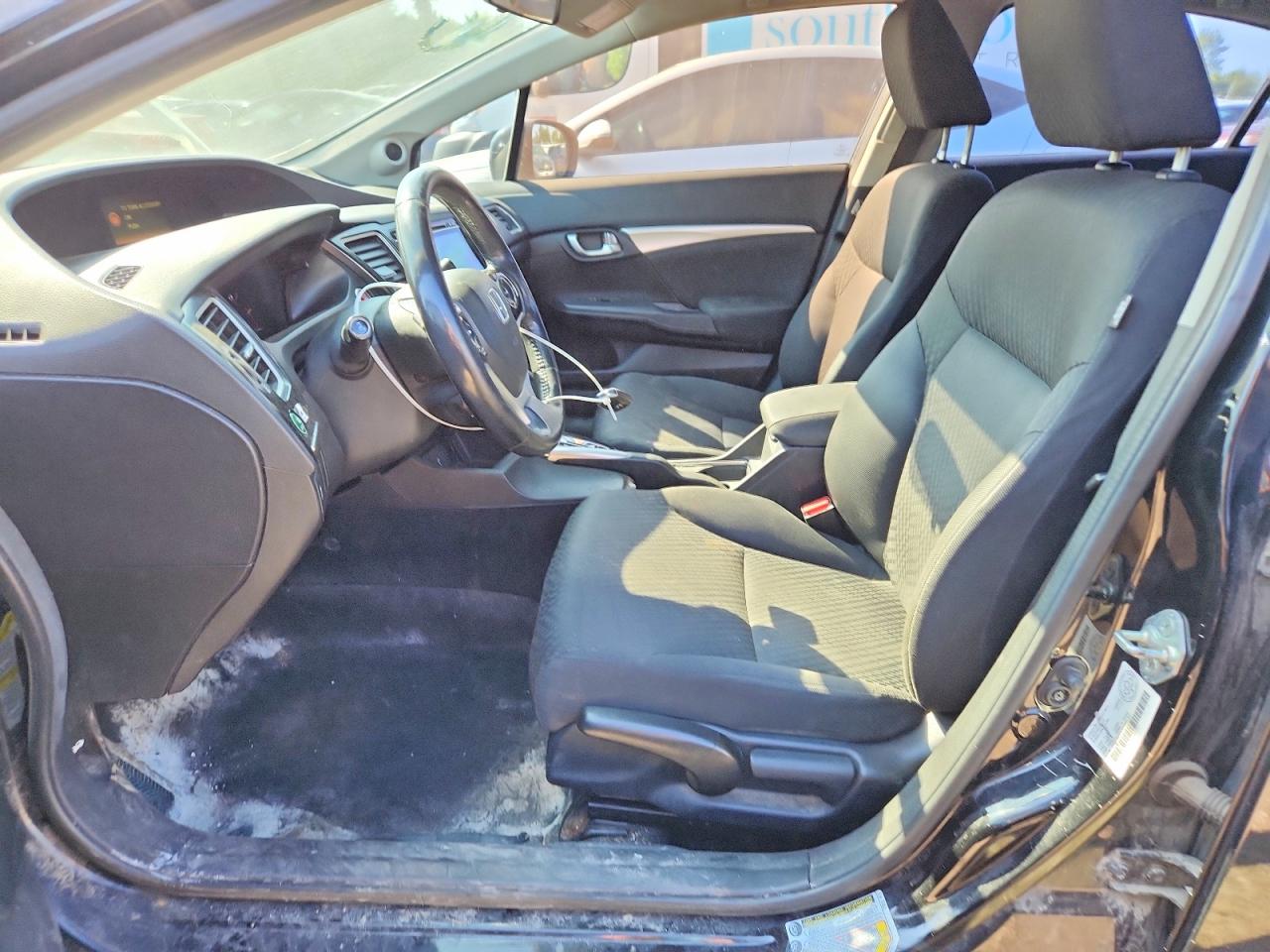 2014 Honda Civic Lx Black vin: 2HGFB2F57EH001301
