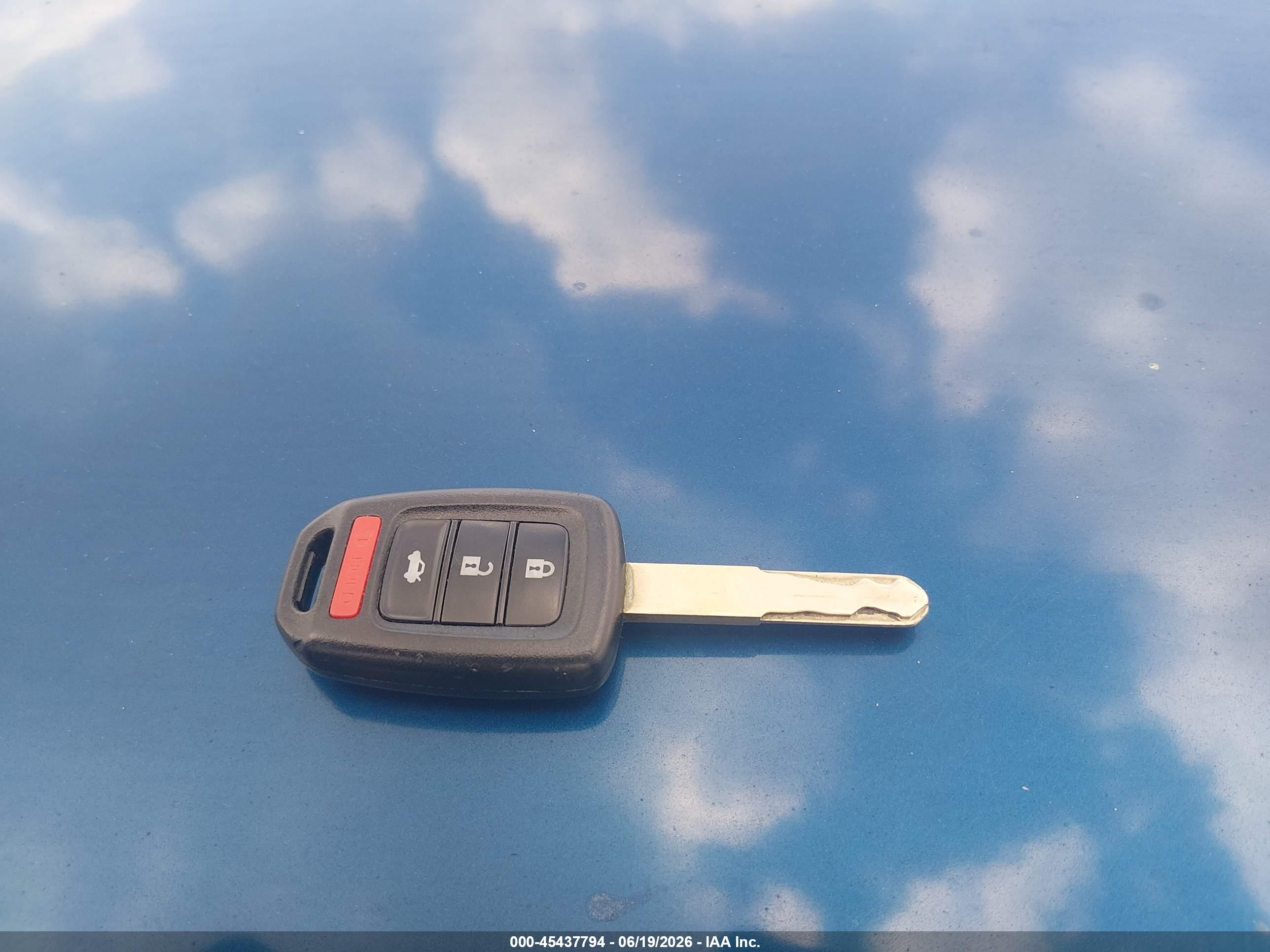 2014 Honda Civic Lx Blue vin: 2HGFB2F57EH500079