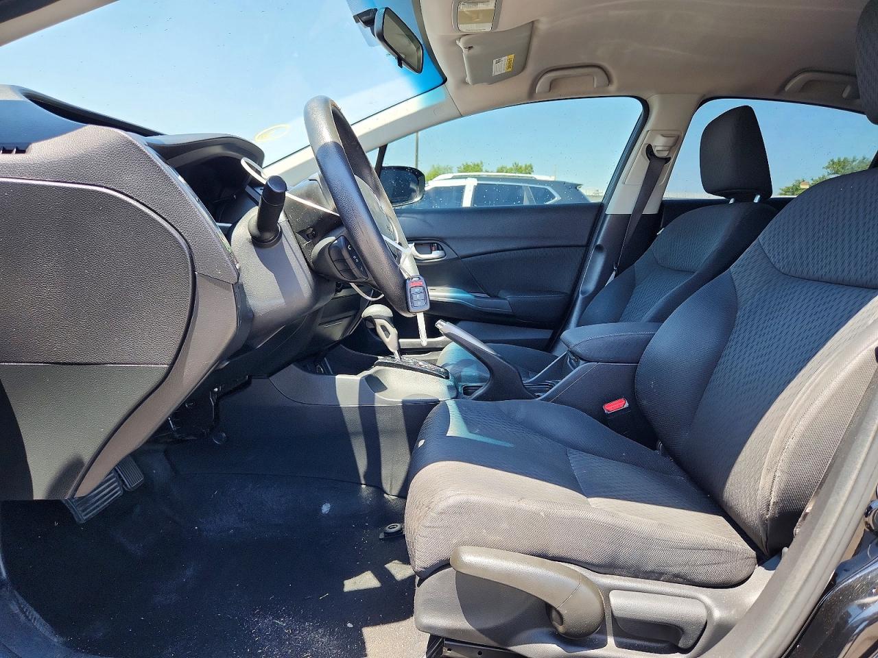 2014 Honda Civic Lx Black vin: 2HGFB2F57EH502334