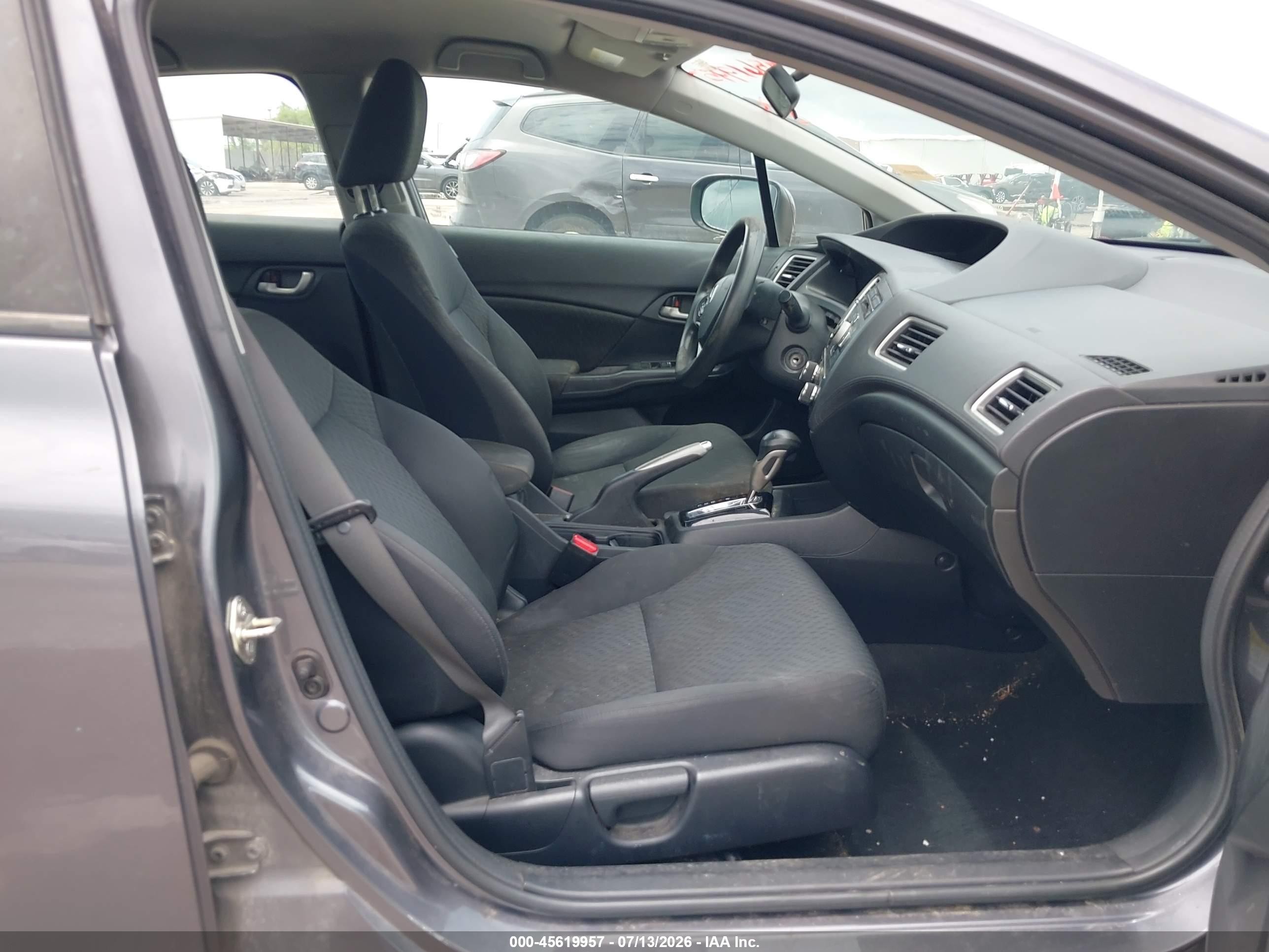2014 Honda Civic Lx Серый vin: 2HGFB2F57EH506058