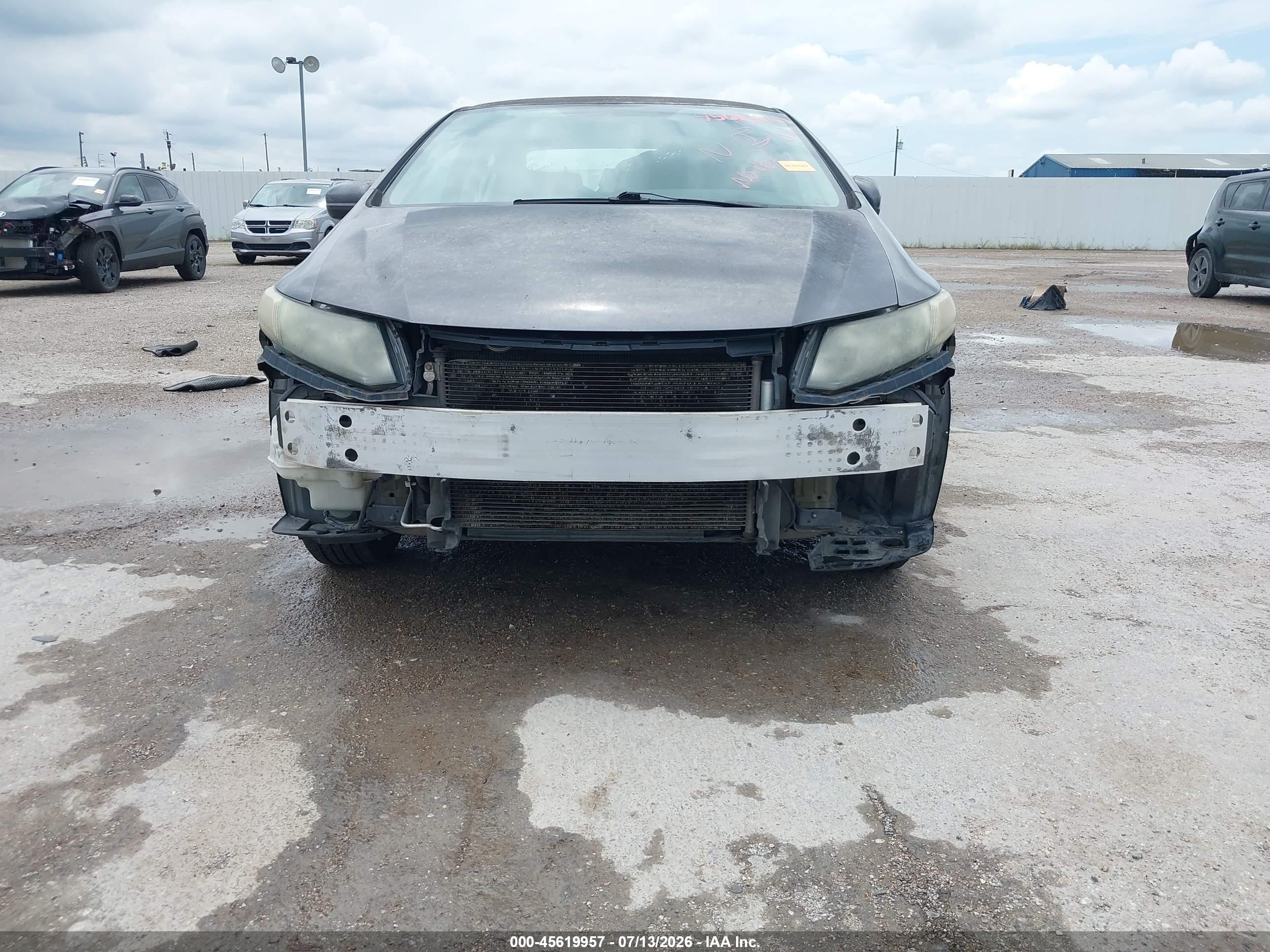 2014 Honda Civic Lx Серый vin: 2HGFB2F57EH506058
