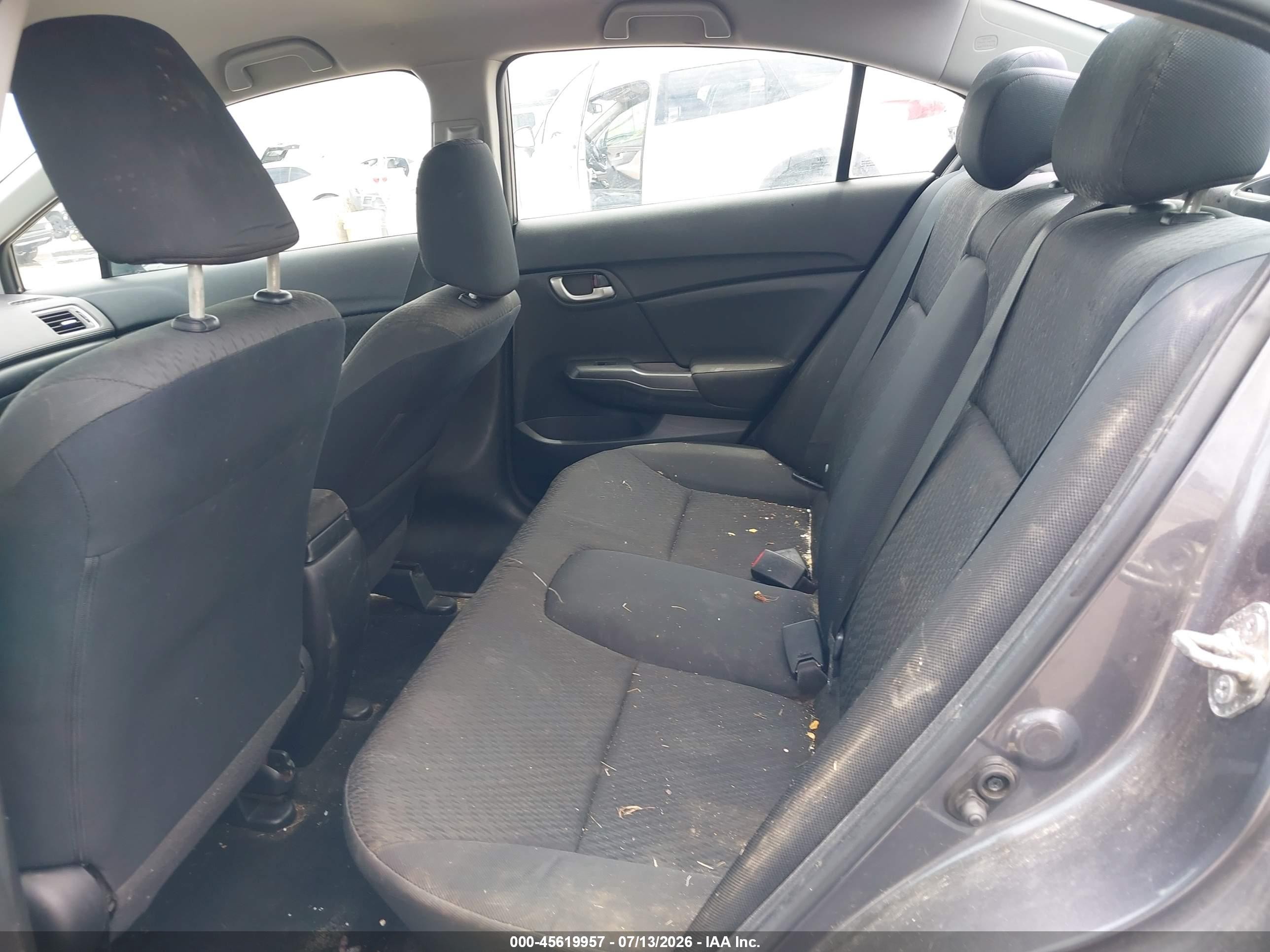 2014 Honda Civic Lx Серый vin: 2HGFB2F57EH506058