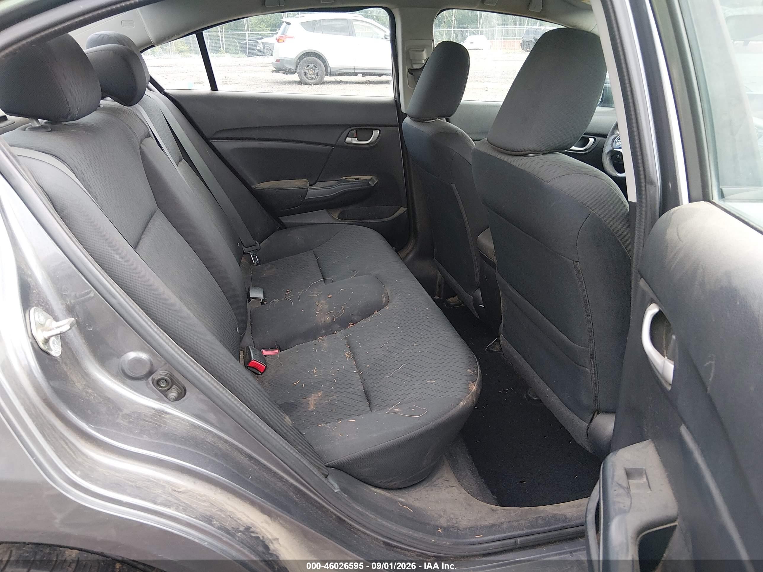 2014 Honda Civic Lx Gray vin: 2HGFB2F57EH514435