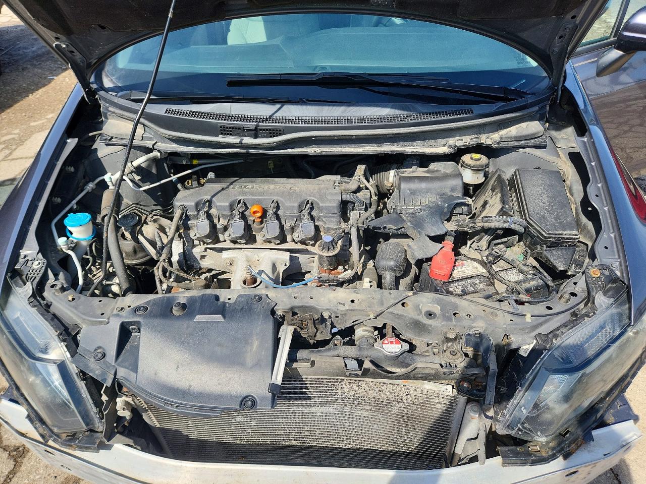 2014 Honda Civic Lx Gray vin: 2HGFB2F57EH515844