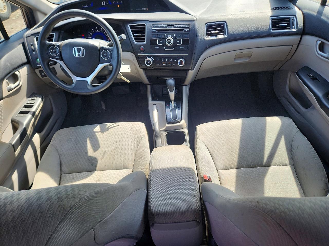 2014 Honda Civic Lx Gray vin: 2HGFB2F57EH515844