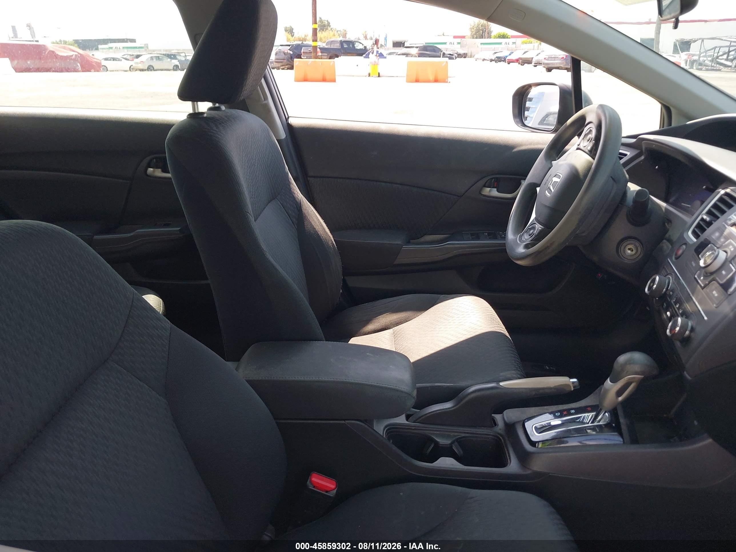 2014 Honda Civic Lx Gray vin: 2HGFB2F57EH516685