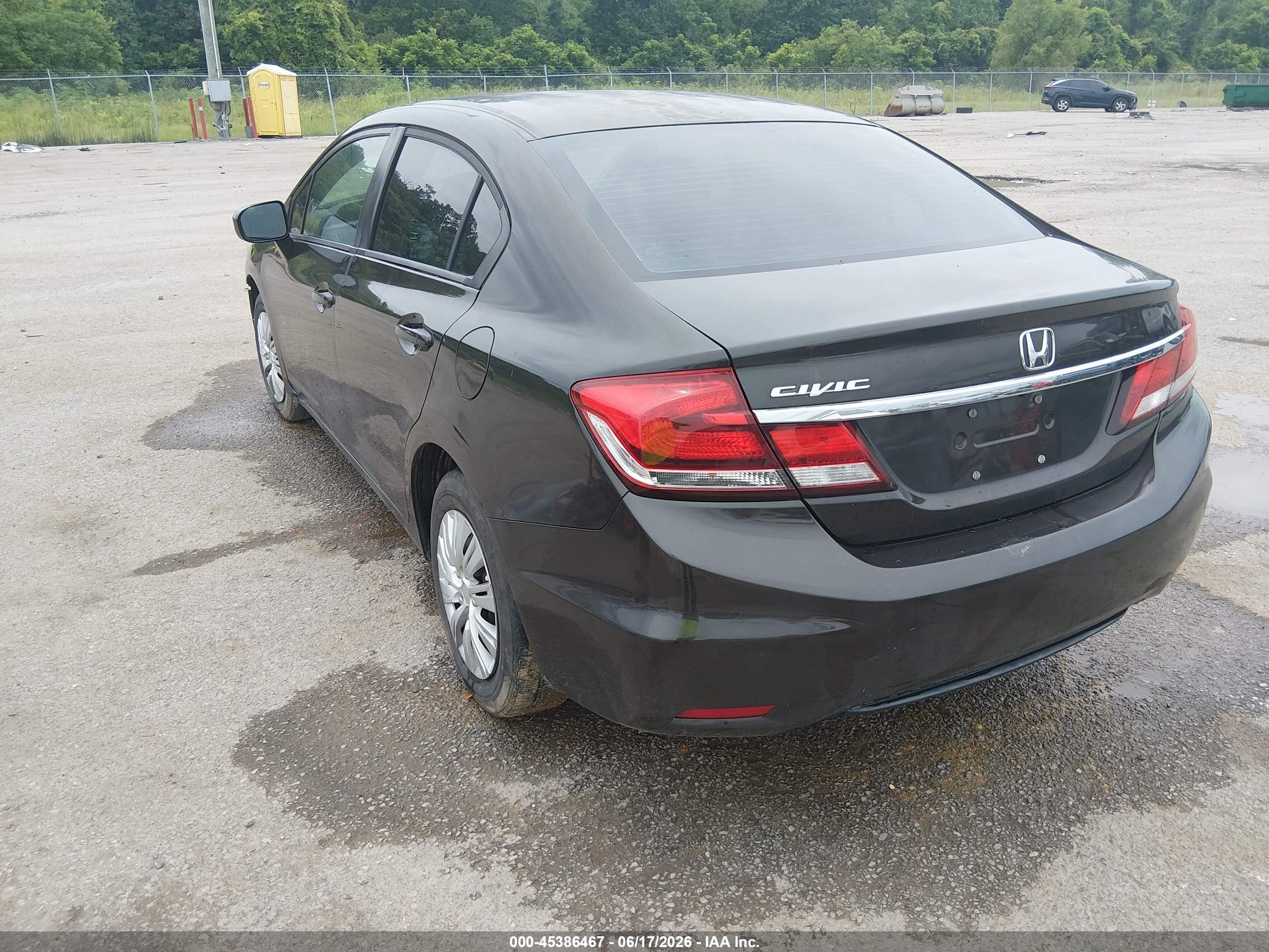 2014 Honda Civic Lx Коричневый vin: 2HGFB2F57EH524740