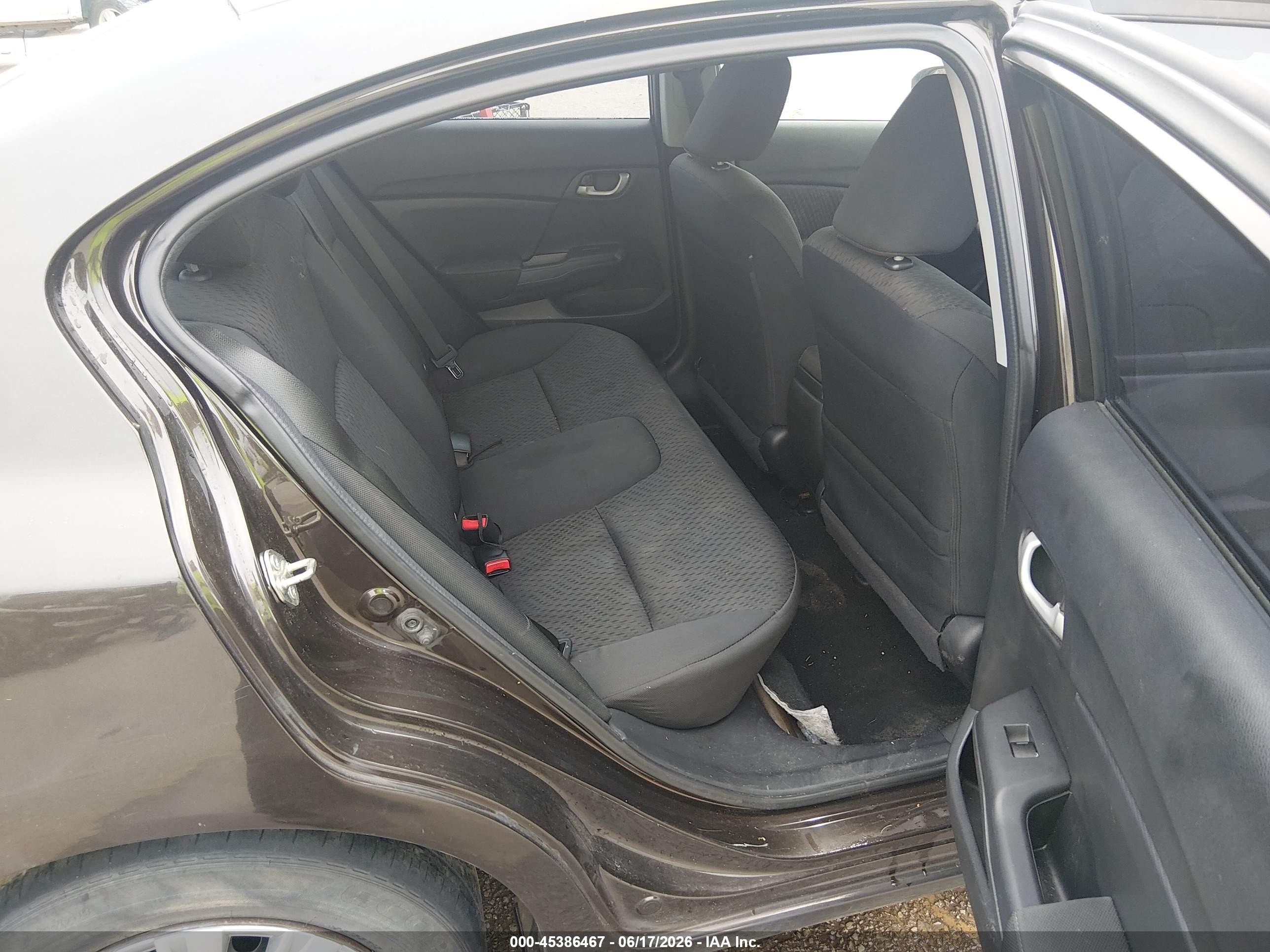 2014 Honda Civic Lx Коричневый vin: 2HGFB2F57EH524740