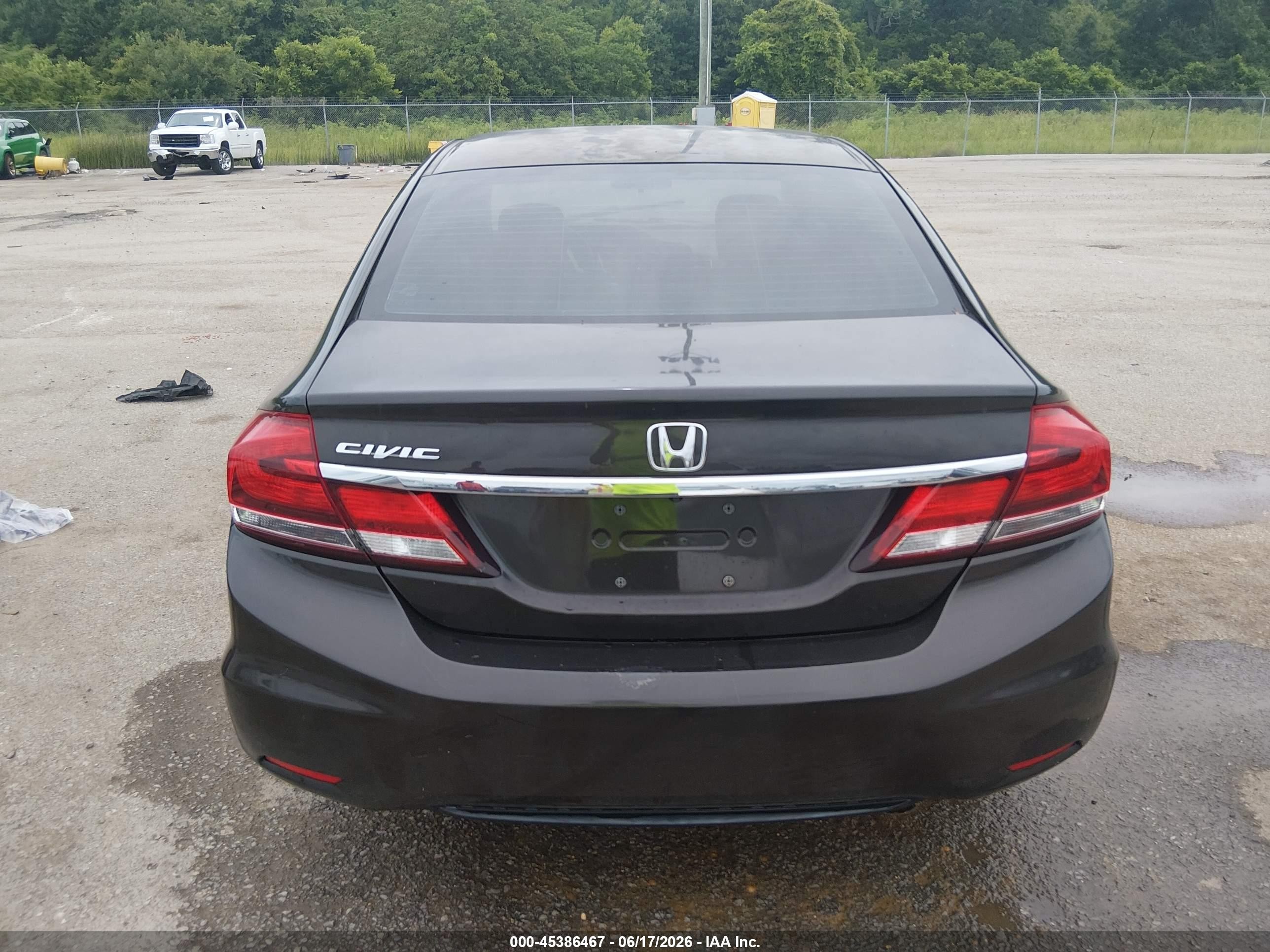 2014 Honda Civic Lx Коричневый vin: 2HGFB2F57EH524740
