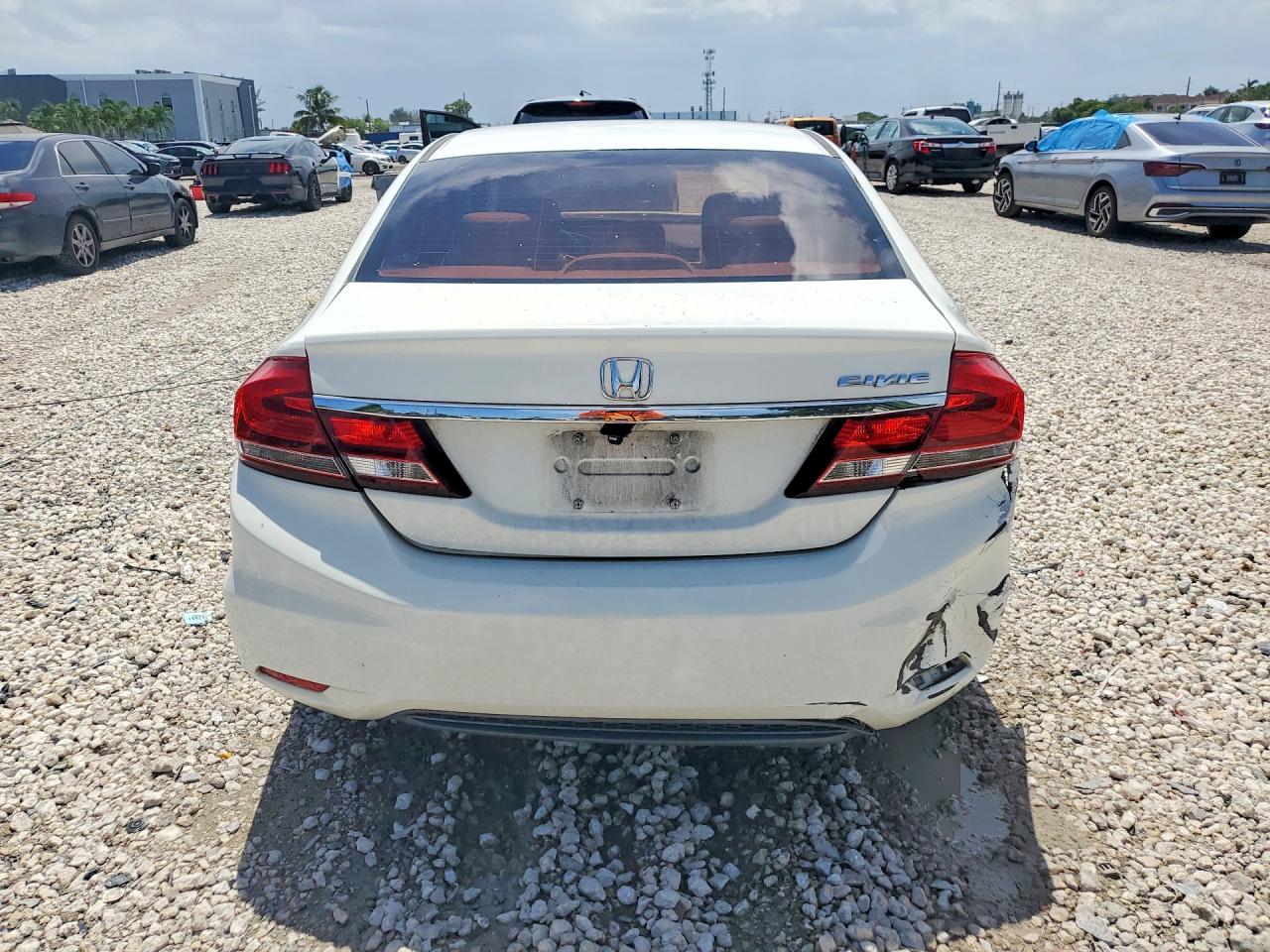 2014 Honda Civic Lx White vin: 2HGFB2F57EH525967