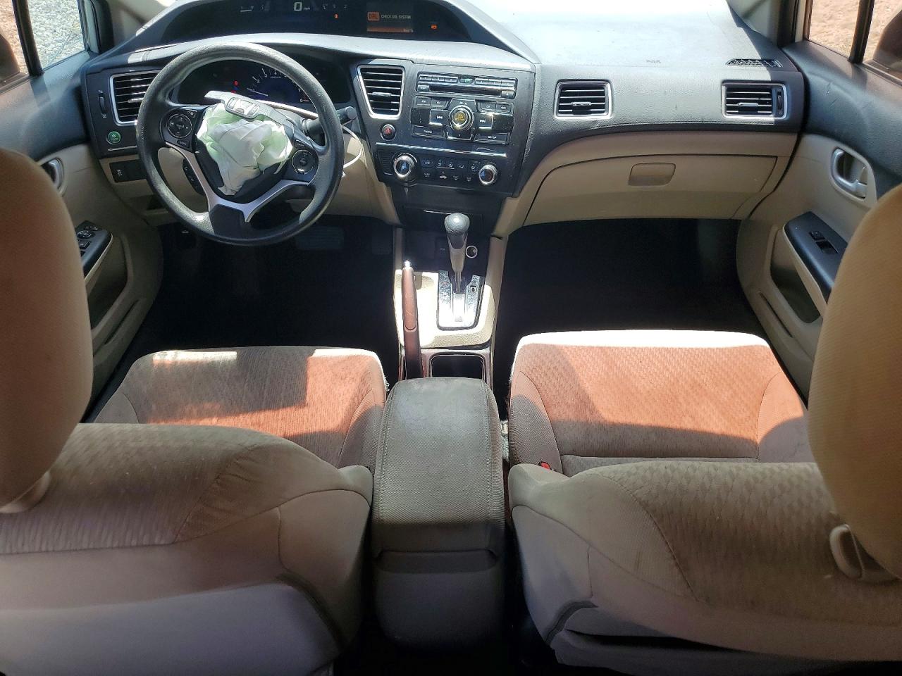 2014 Honda Civic Lx White vin: 2HGFB2F57EH525967