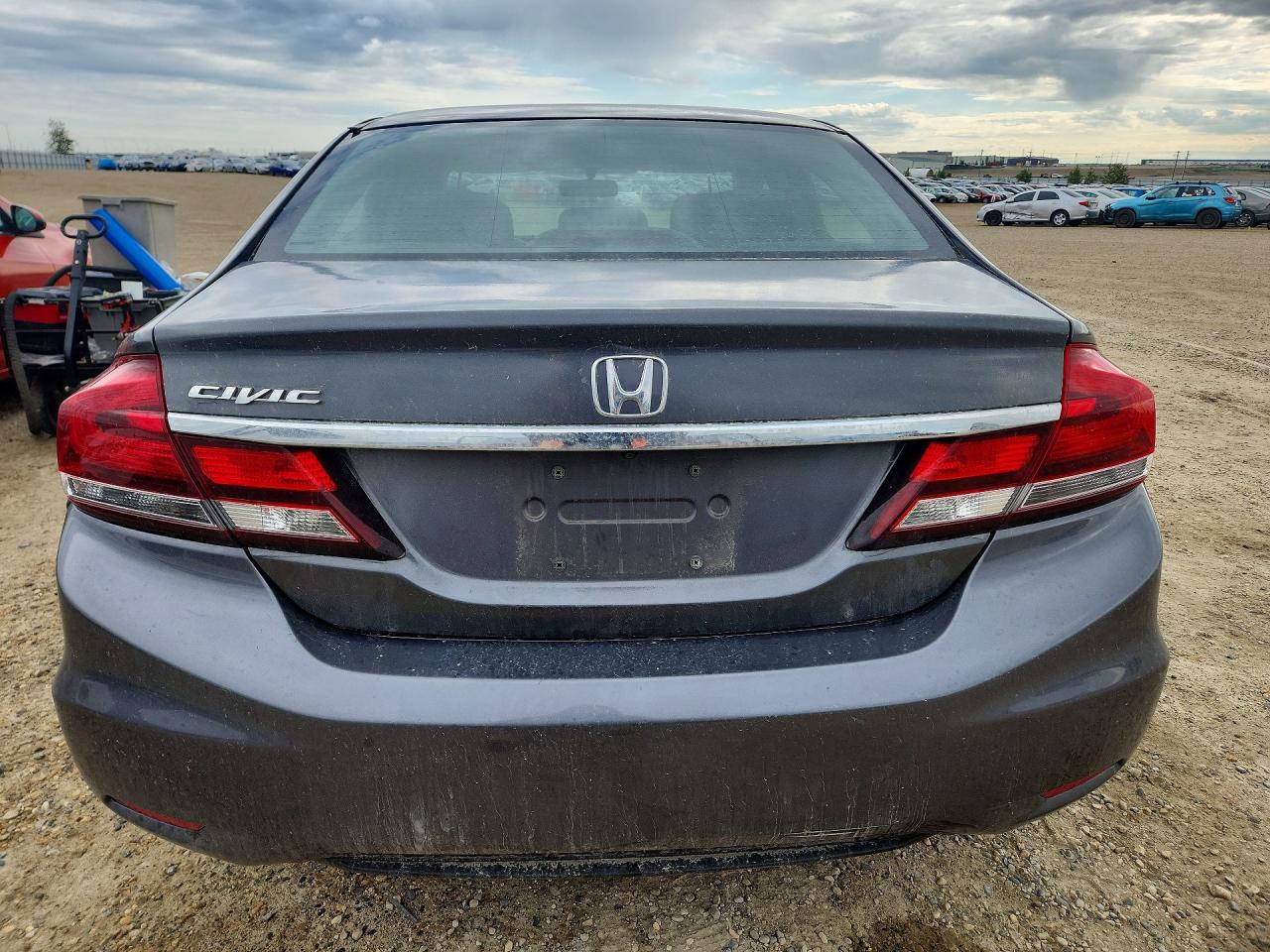 2015 Honda Civic Lx Gray vin: 2HGFB2F57FH002871