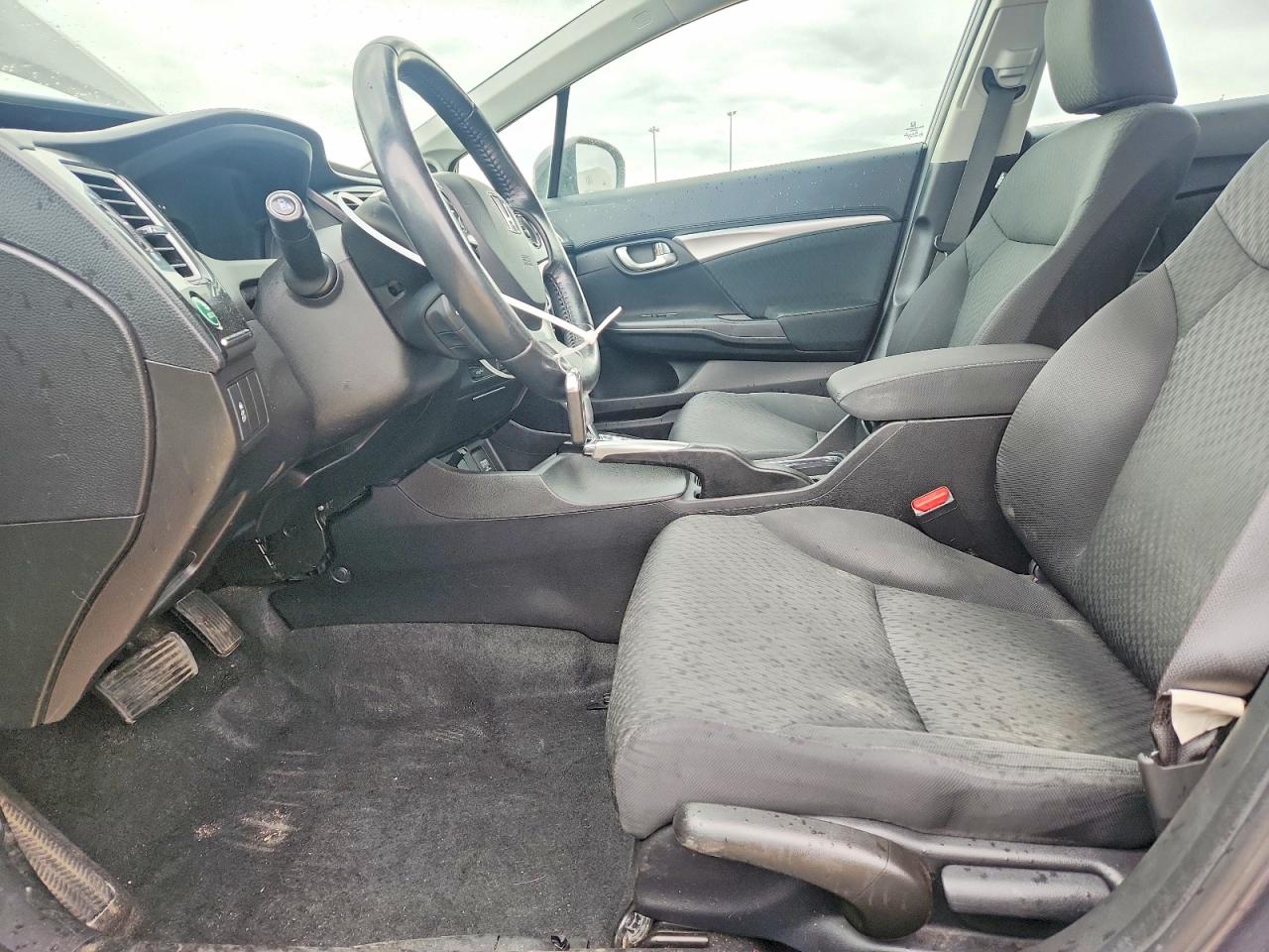 2015 Honda Civic Lx Gray vin: 2HGFB2F57FH002871