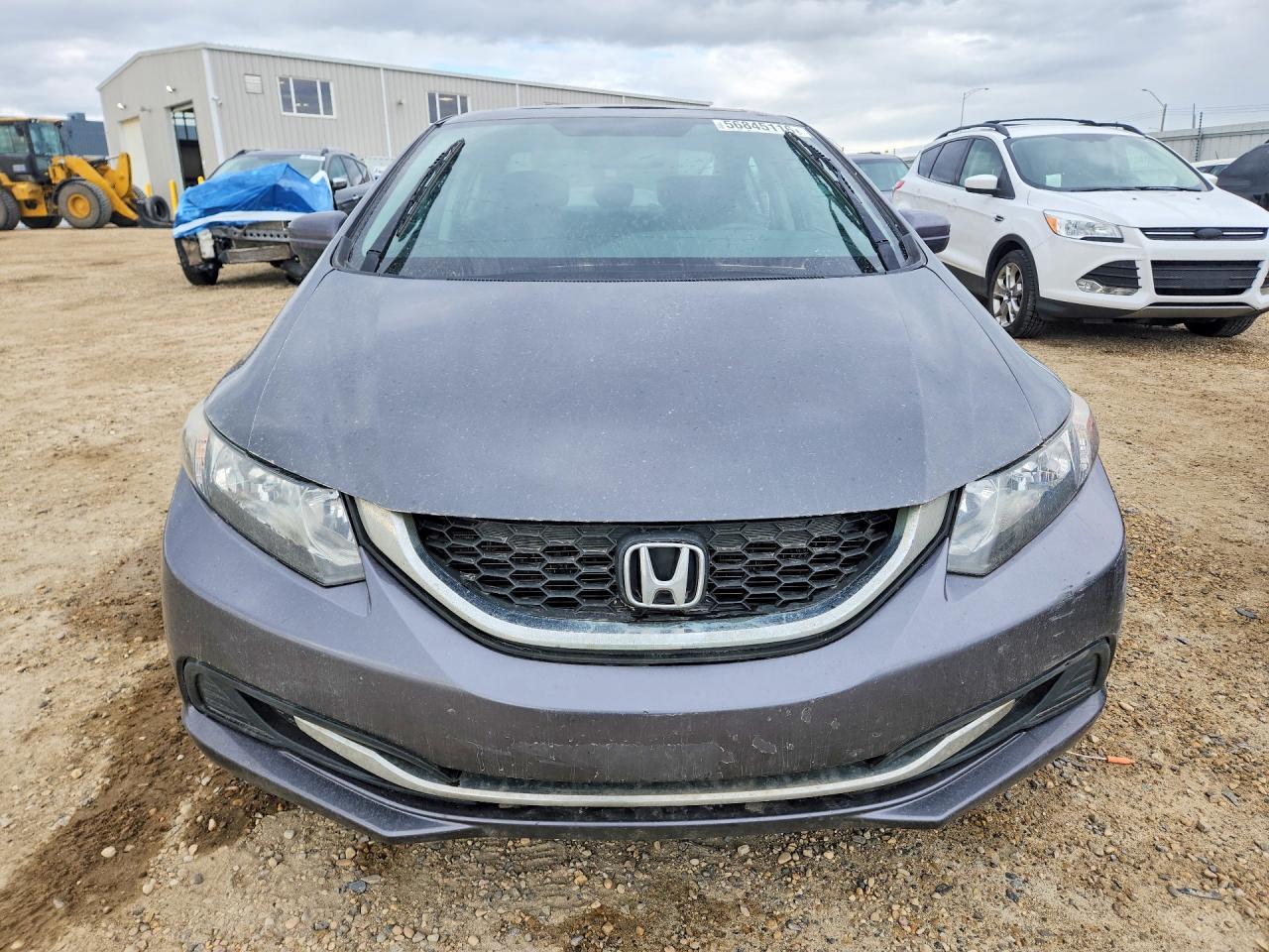 2015 Honda Civic Lx Gray vin: 2HGFB2F57FH002871