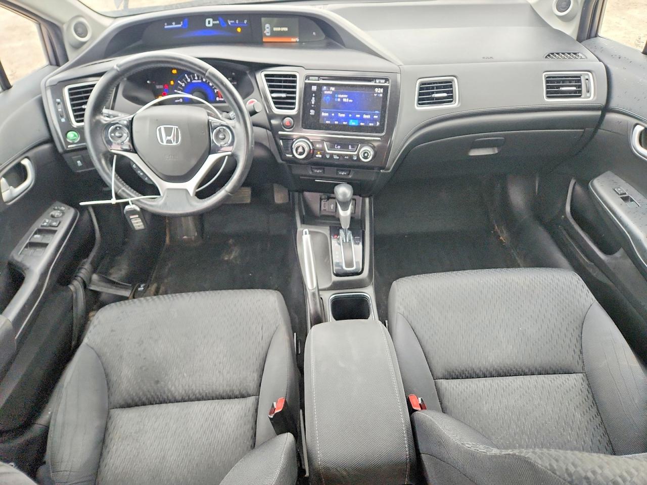 2015 Honda Civic Lx Gray vin: 2HGFB2F57FH002871