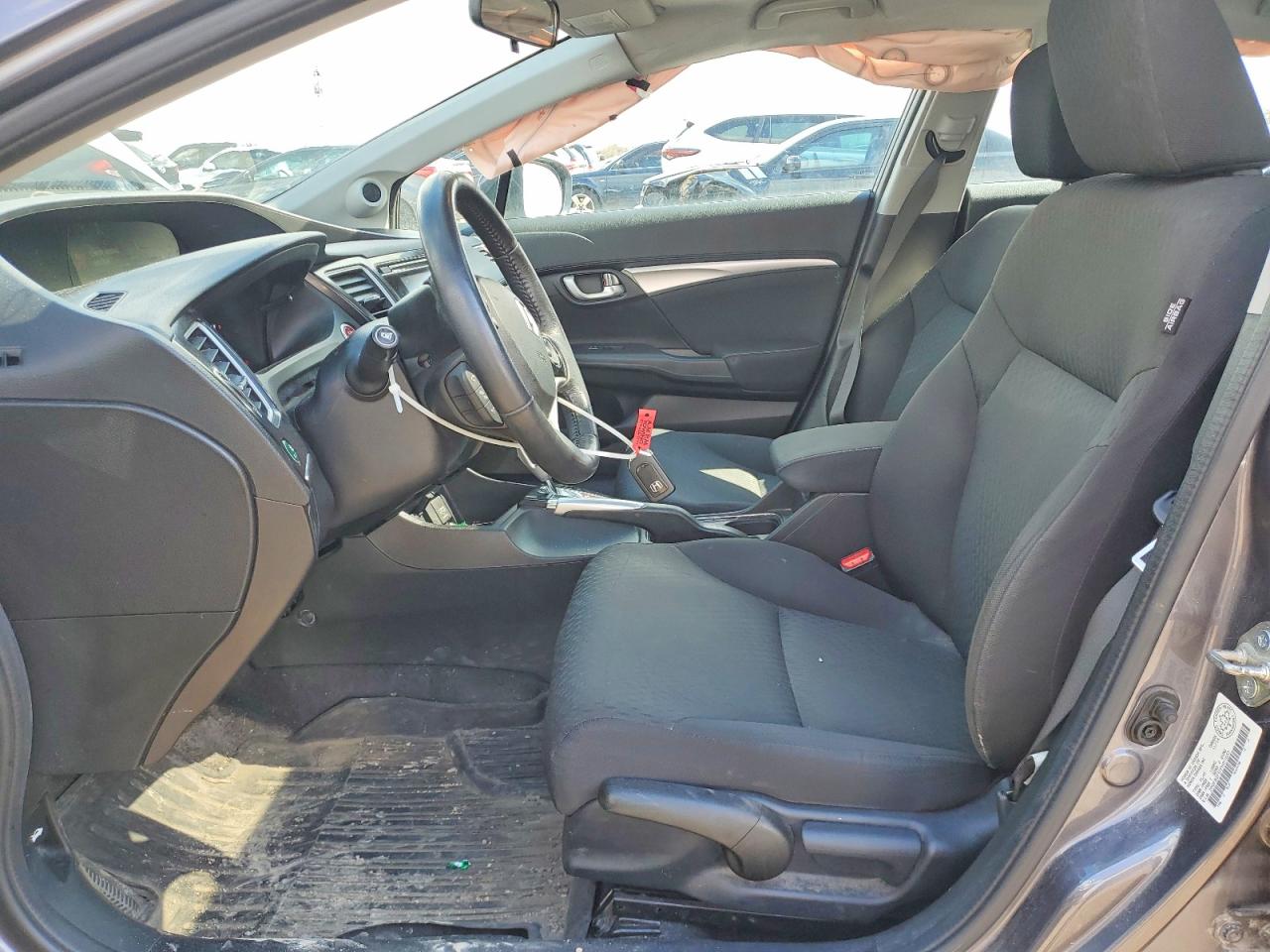 2015 Honda Civic Lx Серый vin: 2HGFB2F57FH011053