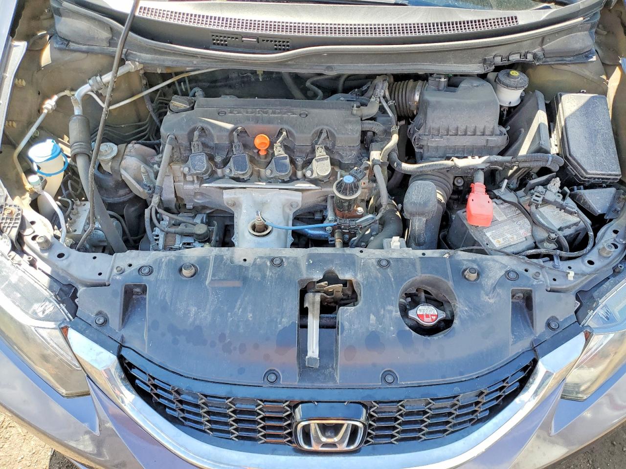 2015 Honda Civic Lx Серый vin: 2HGFB2F57FH011053