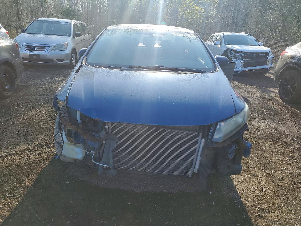2015 Honda Civic Lx Blue vin: 2HGFB2F57FH018729