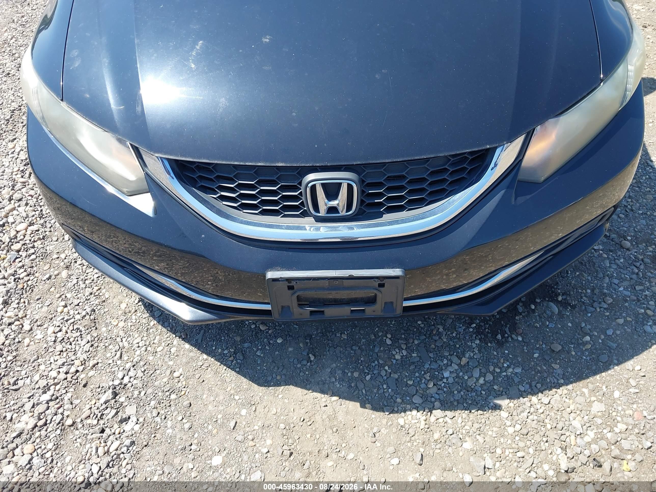 2015 Honda Civic Lx Black vin: 2HGFB2F57FH507079