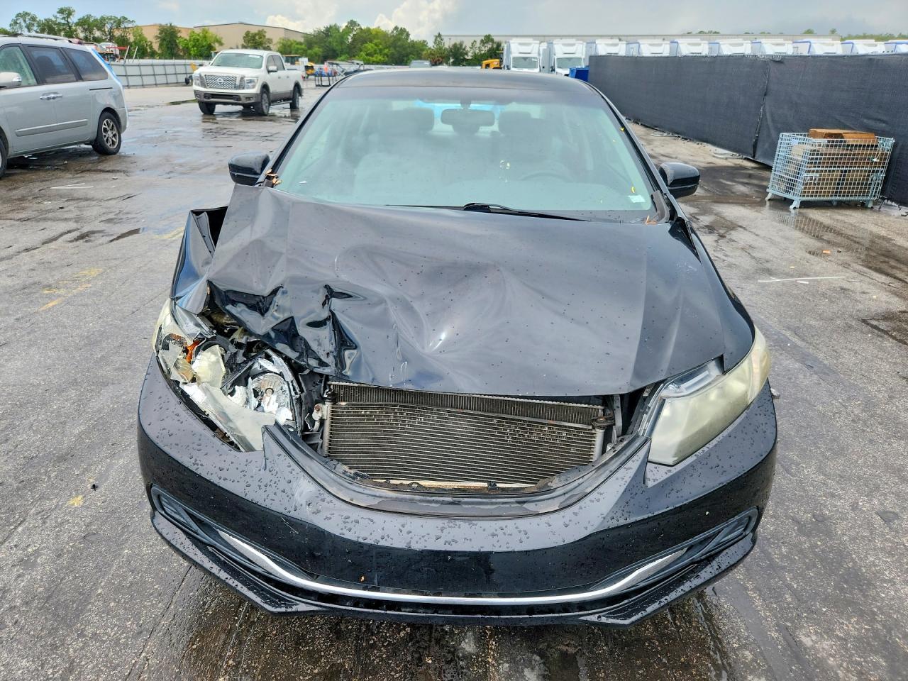 2015 Honda Civic Lx Black vin: 2HGFB2F57FH508510