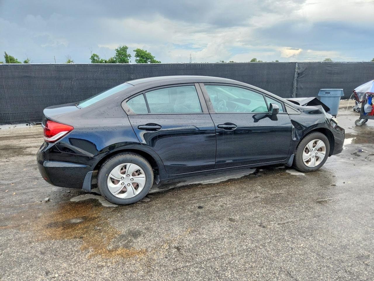 2015 Honda Civic Lx Black vin: 2HGFB2F57FH508510