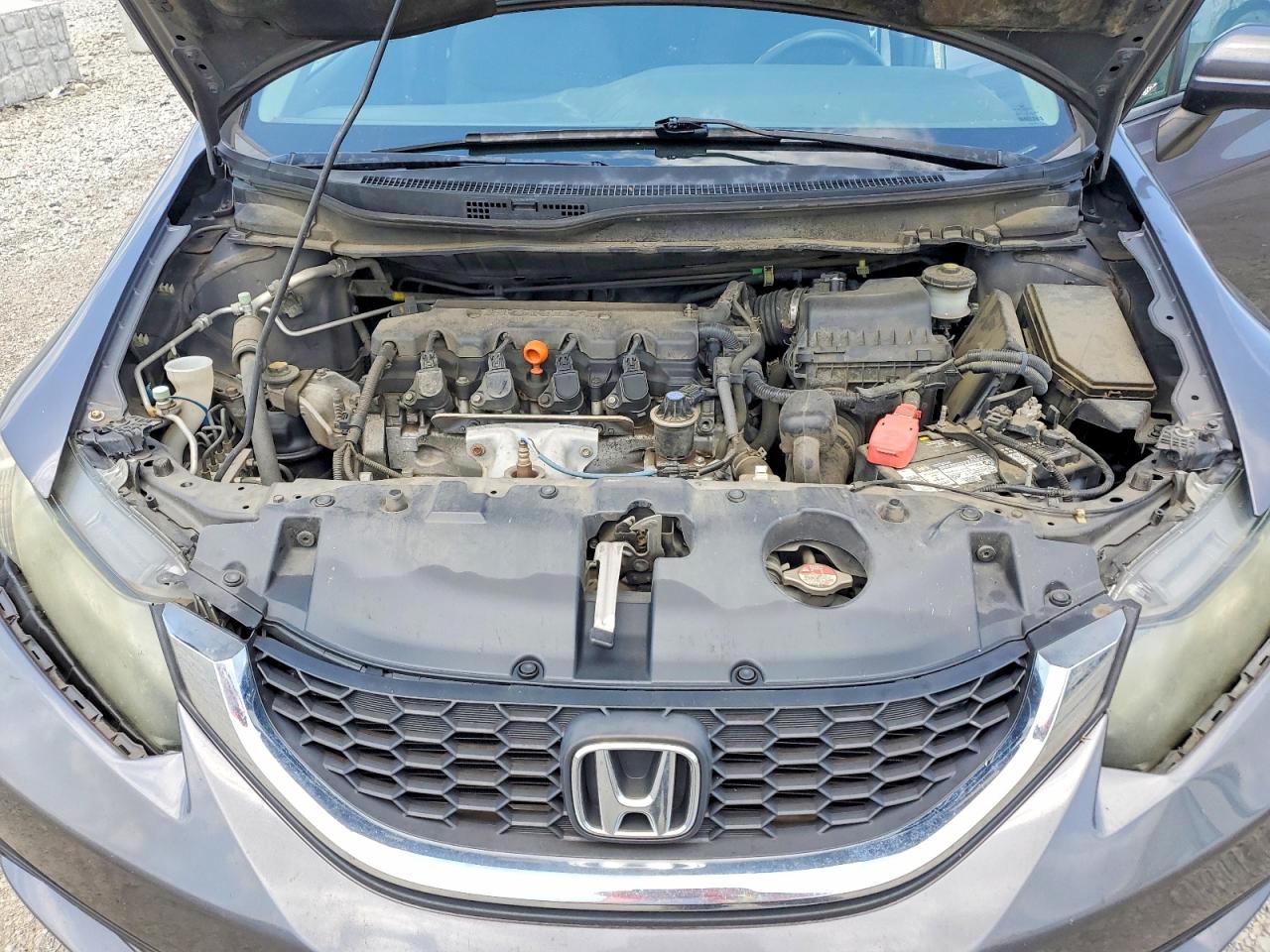 2015 Honda Civic Lx Gray vin: 2HGFB2F57FH508734