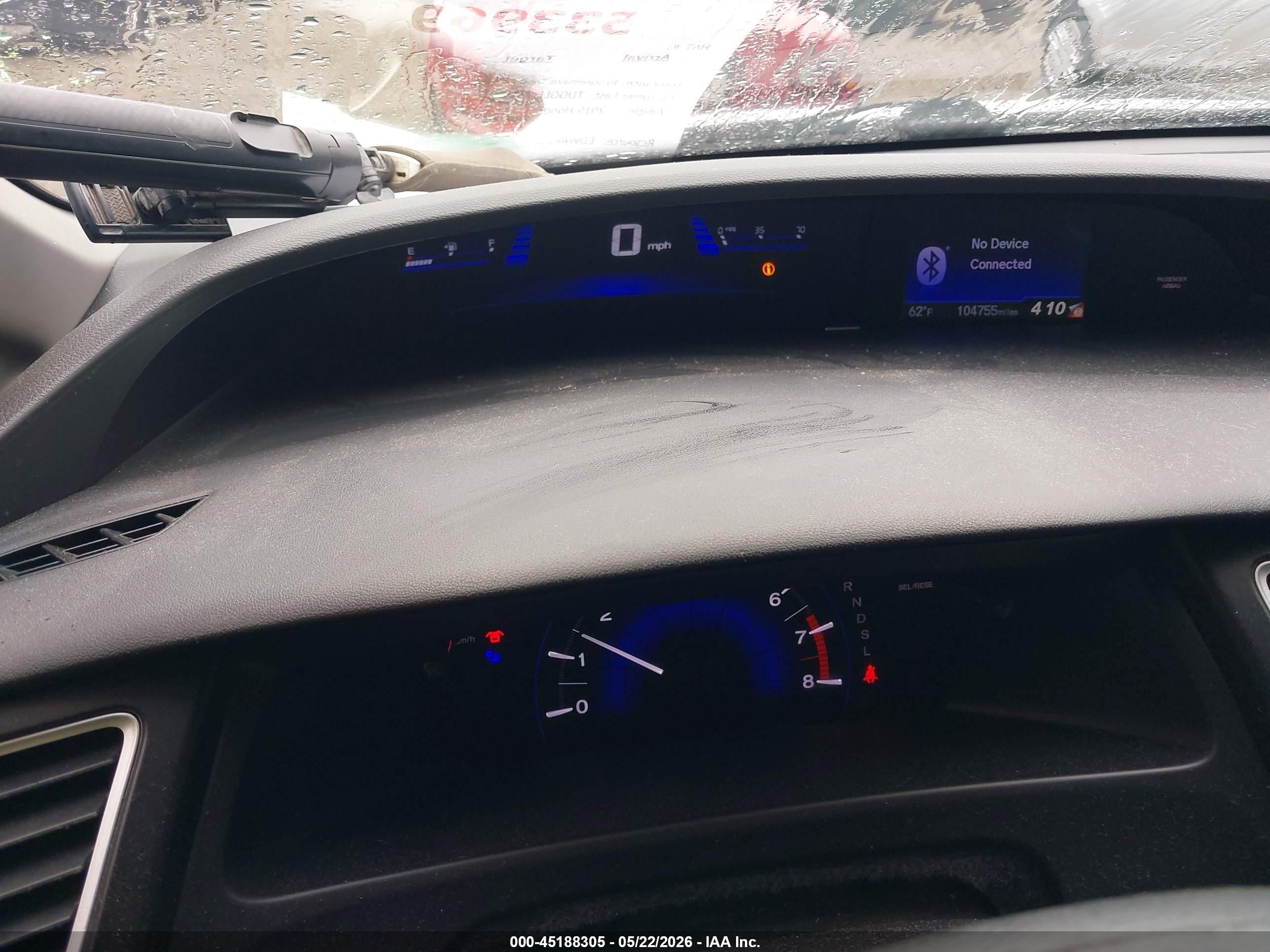 2015 Honda Civic Lx Silver vin: 2HGFB2F57FH519166